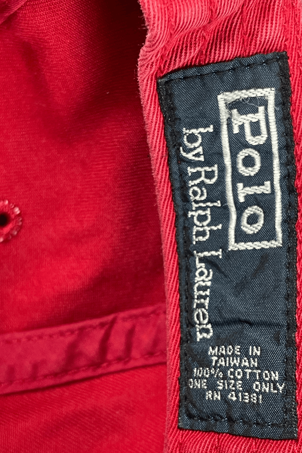 Polo Ralph Lauren 1990s Polo by Ralph Lauren Chenille-P Varsity Cap Size ONE SIZE - 9 Thumbnail