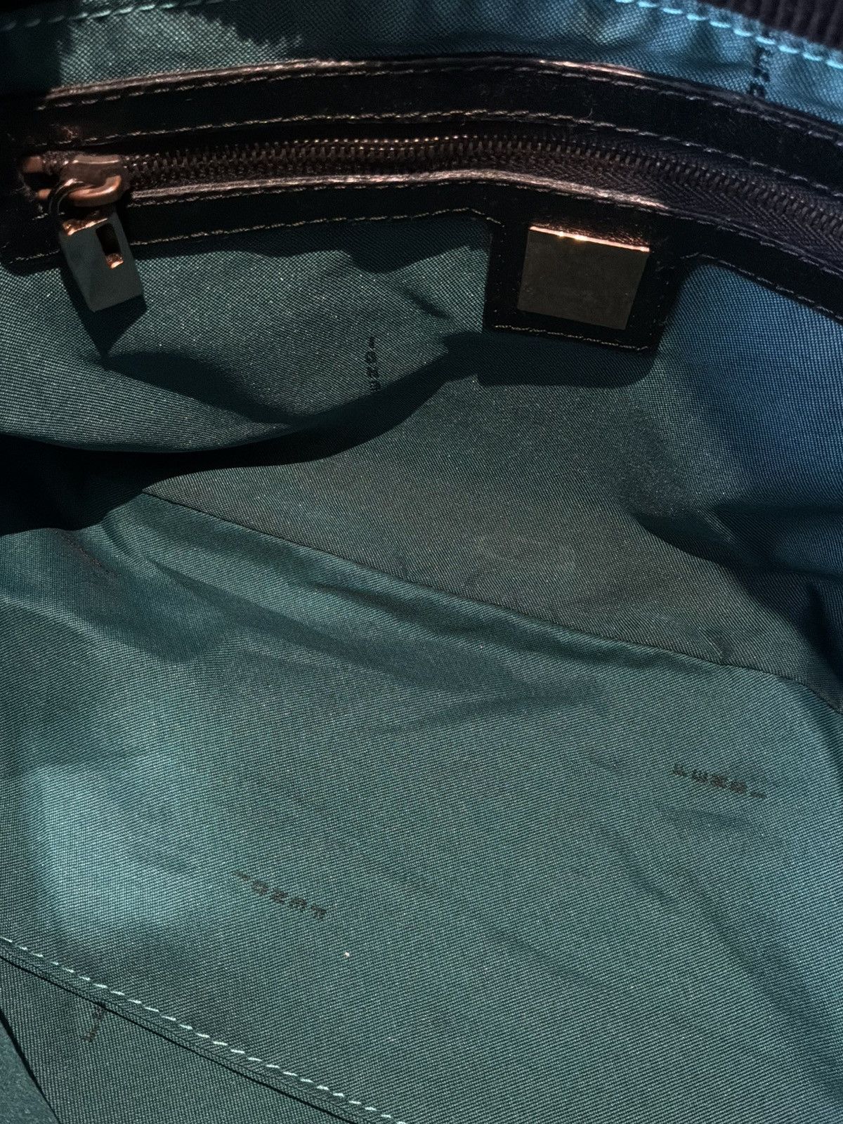 Fendi 2000s Fendi - Curdoroy on Copper Hardware Mamma Baguette Bag Size ONE SIZE - 19 Thumbnail
