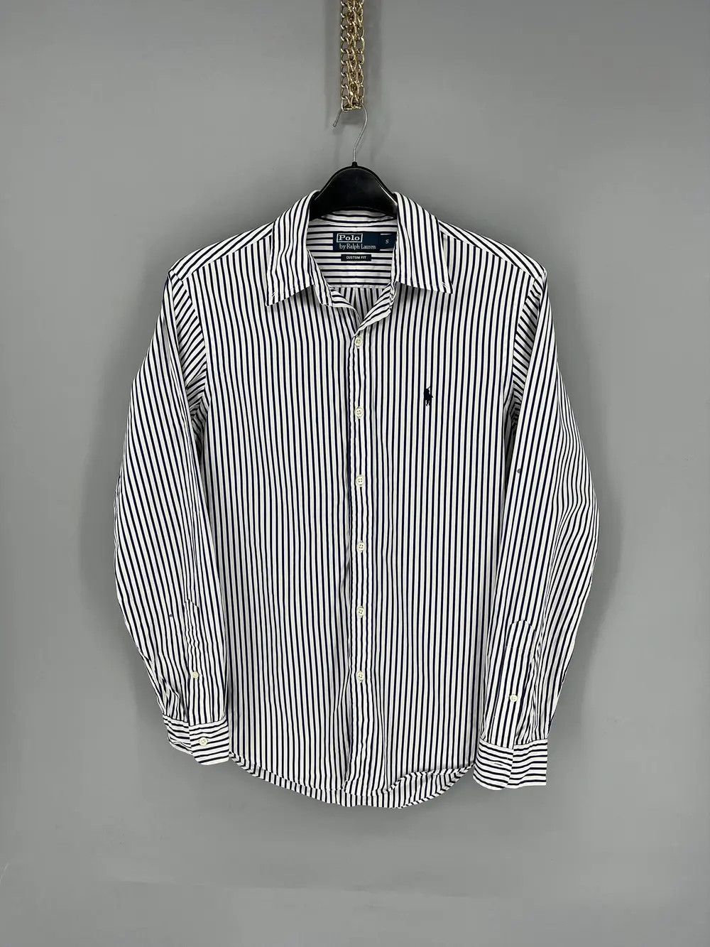 Polo Ralph Lauren Vintage striped shirt polo Ralph Lauren size S rare Size US S / EU 44-46 / 1 - 1 Thumbnail