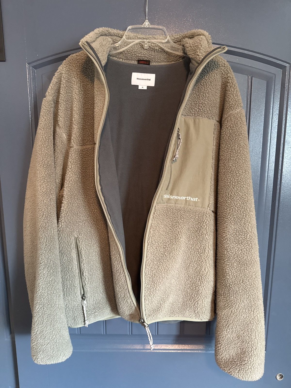 thisisneverthat Thisisneverthat Sherpa Fleece Jacket Size US XL / EU 56 / 4 - 2 Thumbnail
