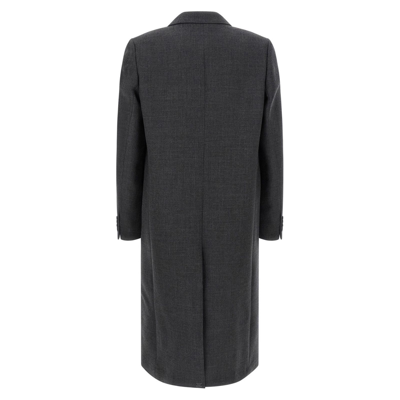 Dries Van Noten DRIES VAN NOTEN Gray Wool Coat New & Authentic (Men's size:L Size US L / EU 52-54 / 3 - 2 Thumbnail
