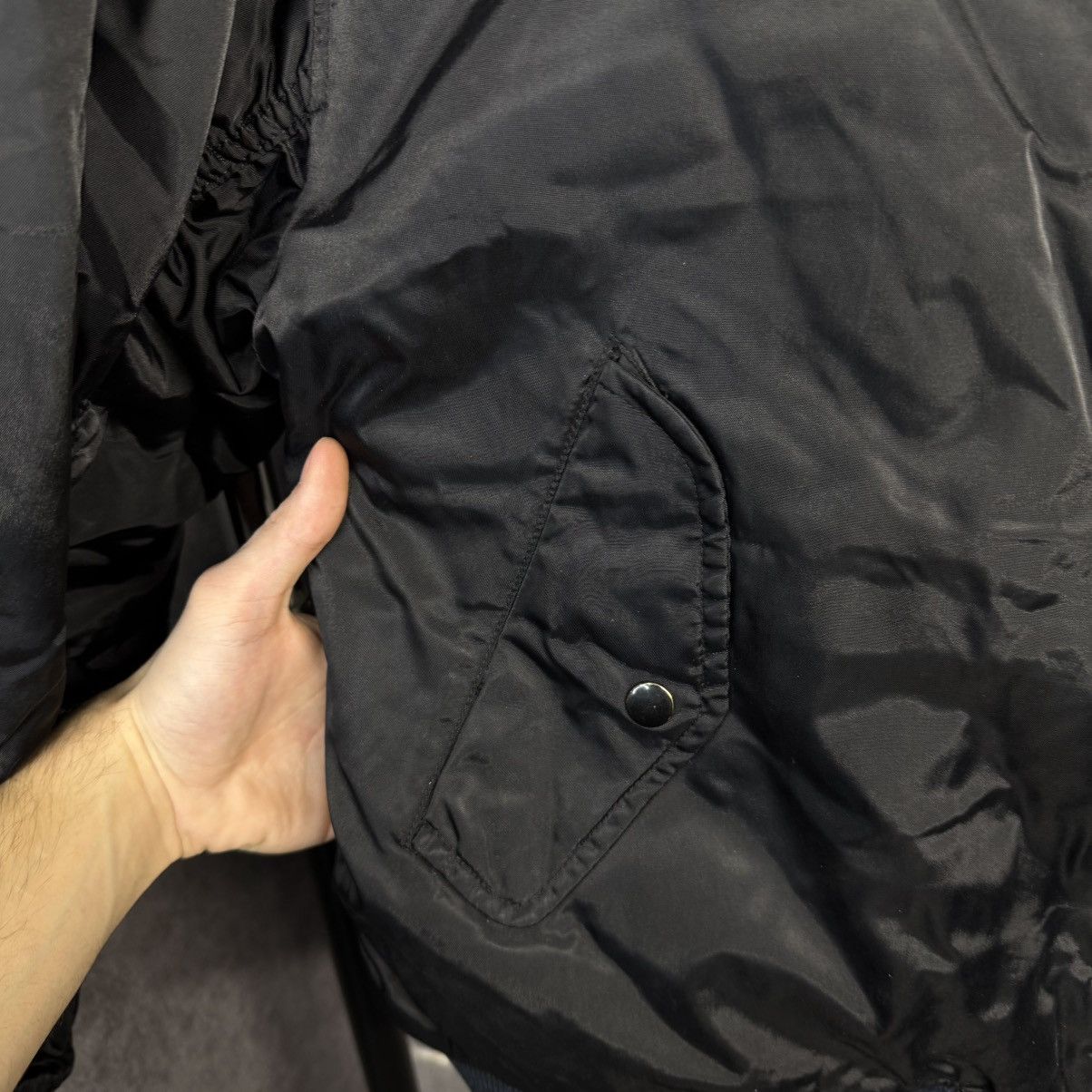 Alpha Industries × Vintage Vintage Alpha Industries MA1 Bomber Jacket Size US XL / EU 56 / 4 - 4 Thumbnail
