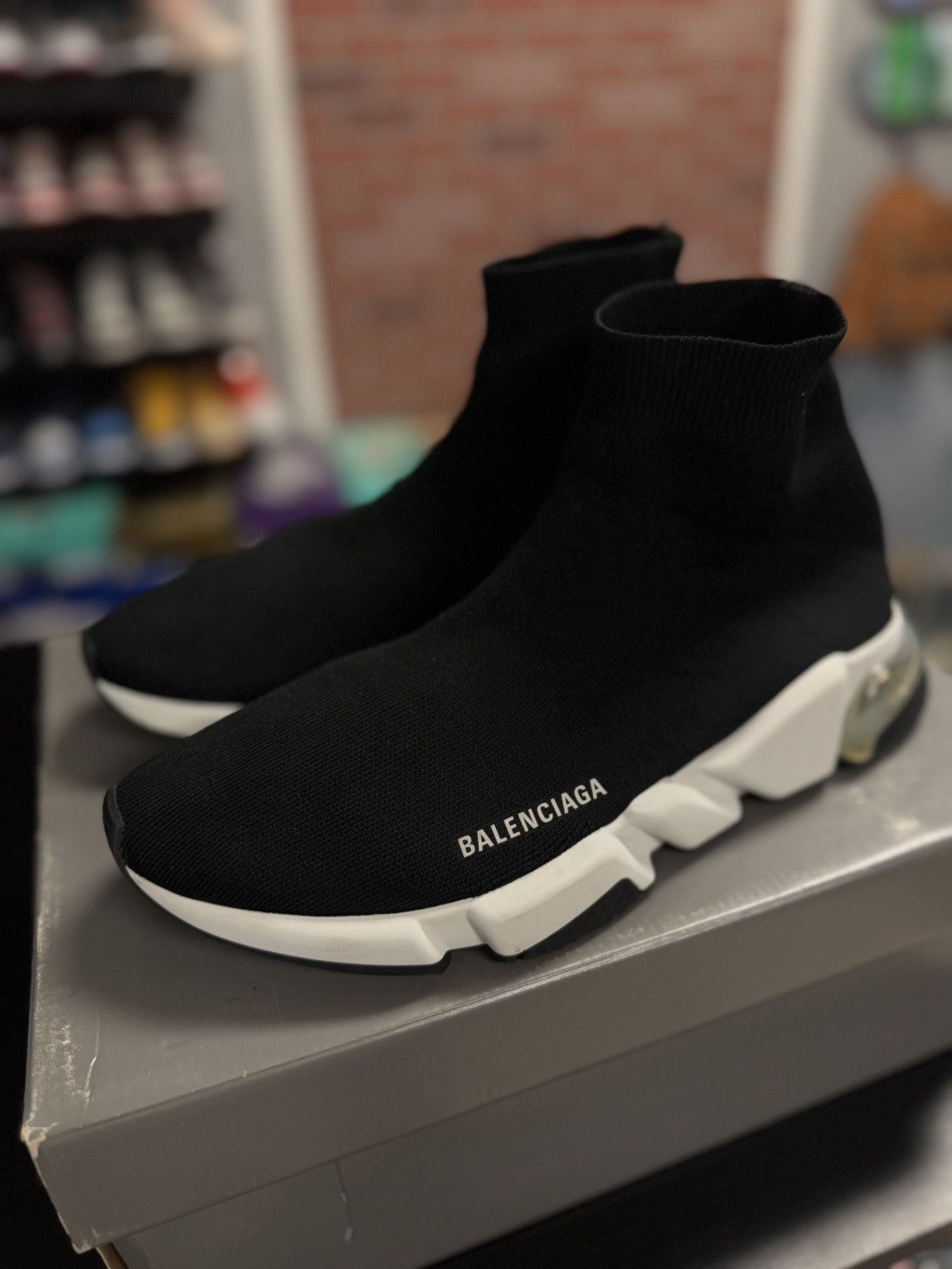 Balenciaga Balenciaga High Top Mesh Speed Sock Runner 45EU/12US Size US 12 / EU 45 - 3 Thumbnail