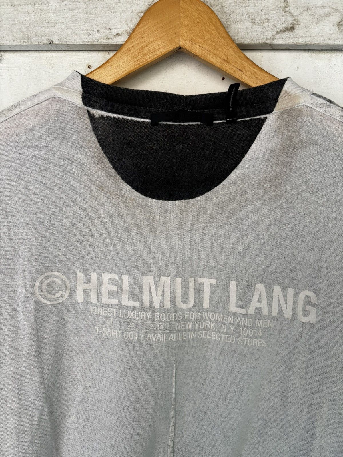Helmut Lang HELMUT LANG 2019 TSHIRT Size US L / EU 52-54 / 3 - 7 Thumbnail
