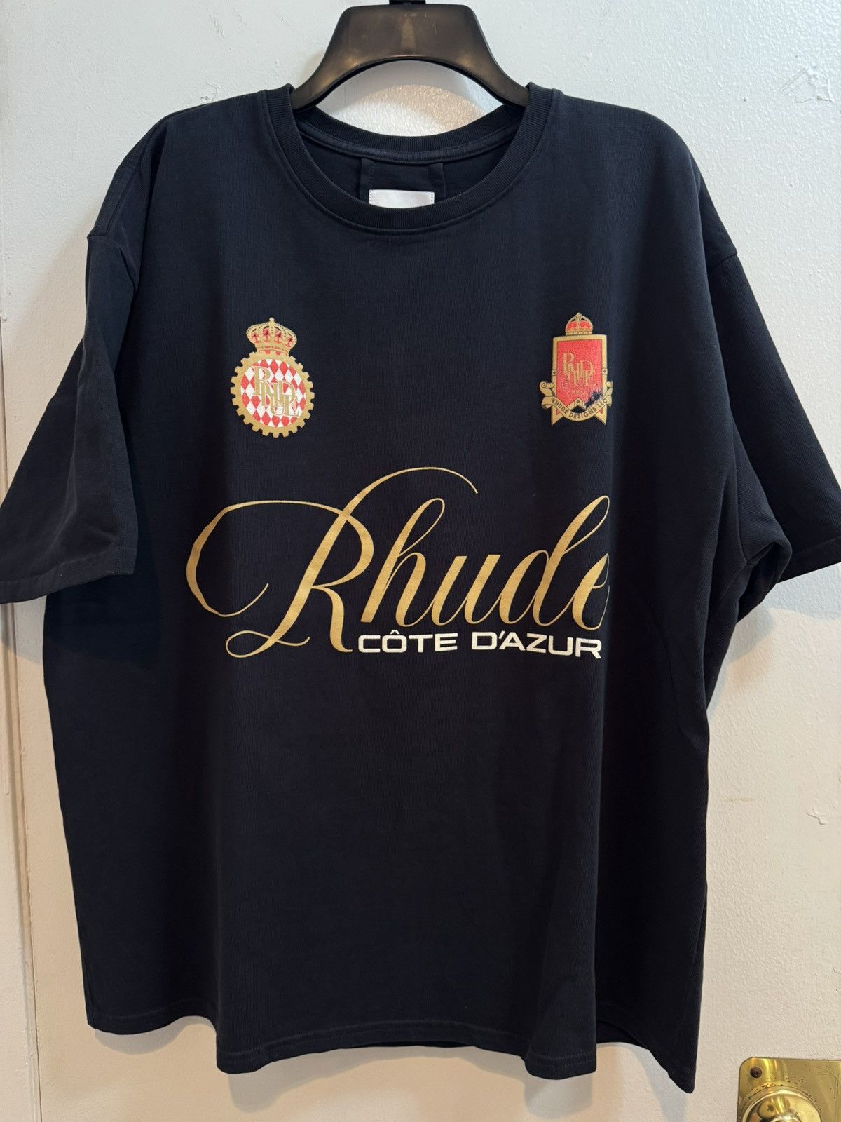 Rhude RHUDE ‘Cote D’azur’ Vintage Heavyweight Tee Large Size US L / EU 52-54 / 3 - 2 Thumbnail