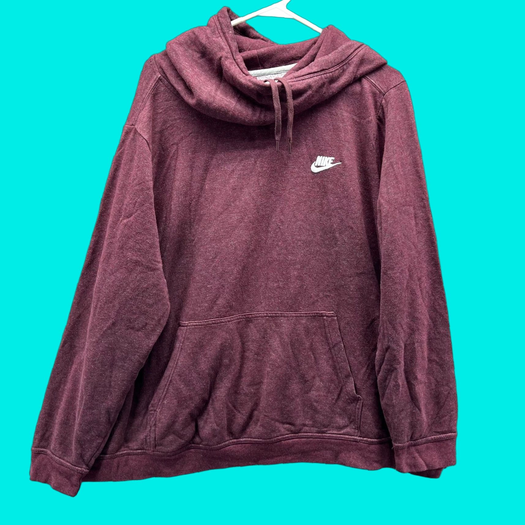 Nike VINTAGE Nike Sweater Men 3X Hooded Pullover Solid Red Casual Swoosh Logo Pull Over Pullover Hoodie Size US XXL / EU 58 / 5 - 1 Thumbnail