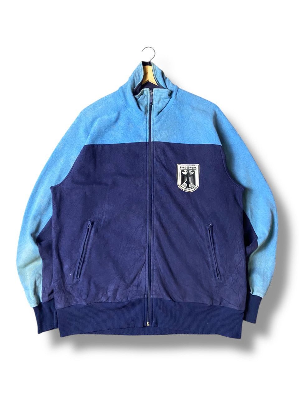 Adidas × Japanese Brand × Vintage Vintage Adidas x Bundeswehr Zip Up Jacket (130) Size US S / EU 44-46 / 1 - 1 Thumbnail