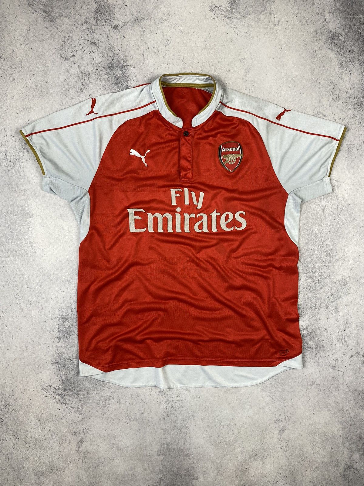 Puma ARSENAL PUMA 2015/2016 FOOTBALL SOCCER HOME JERSEY Size US M / EU 48-50 / 2 - 2 Thumbnail