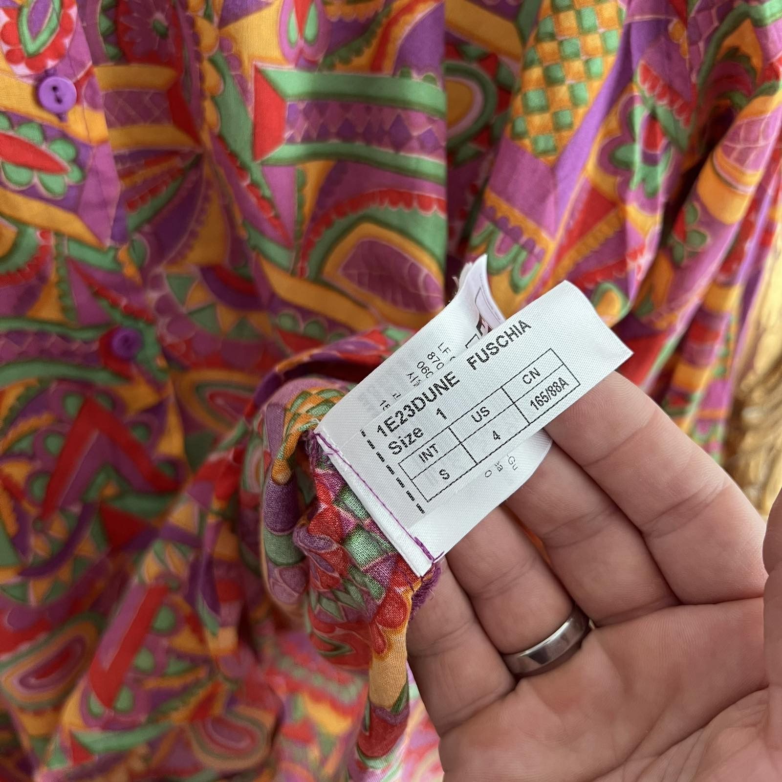 ba&sh ba&sh Koxie Floral Print Wrap Kimono Crepe Blouse Sz S Size S / US 4 / IT 40 - 4 Thumbnail
