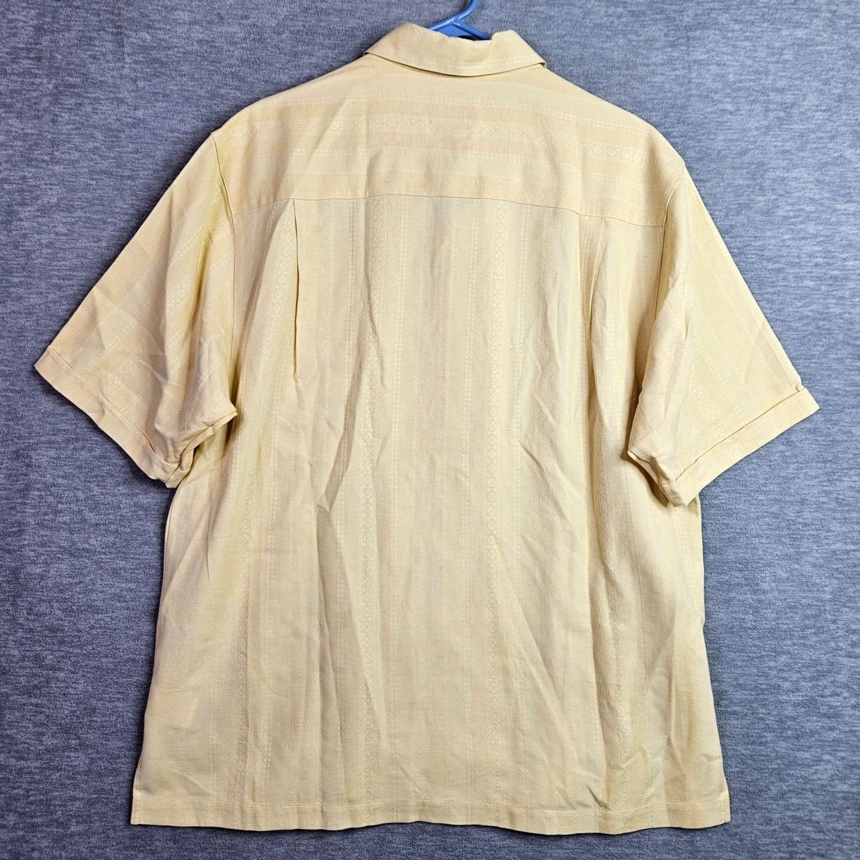 Vintage Jamaica Jaxx Yellow Tropical Island Button Up Shirt Casual M Mens Size US M / EU 48-50 / 2 - 2 Thumbnail