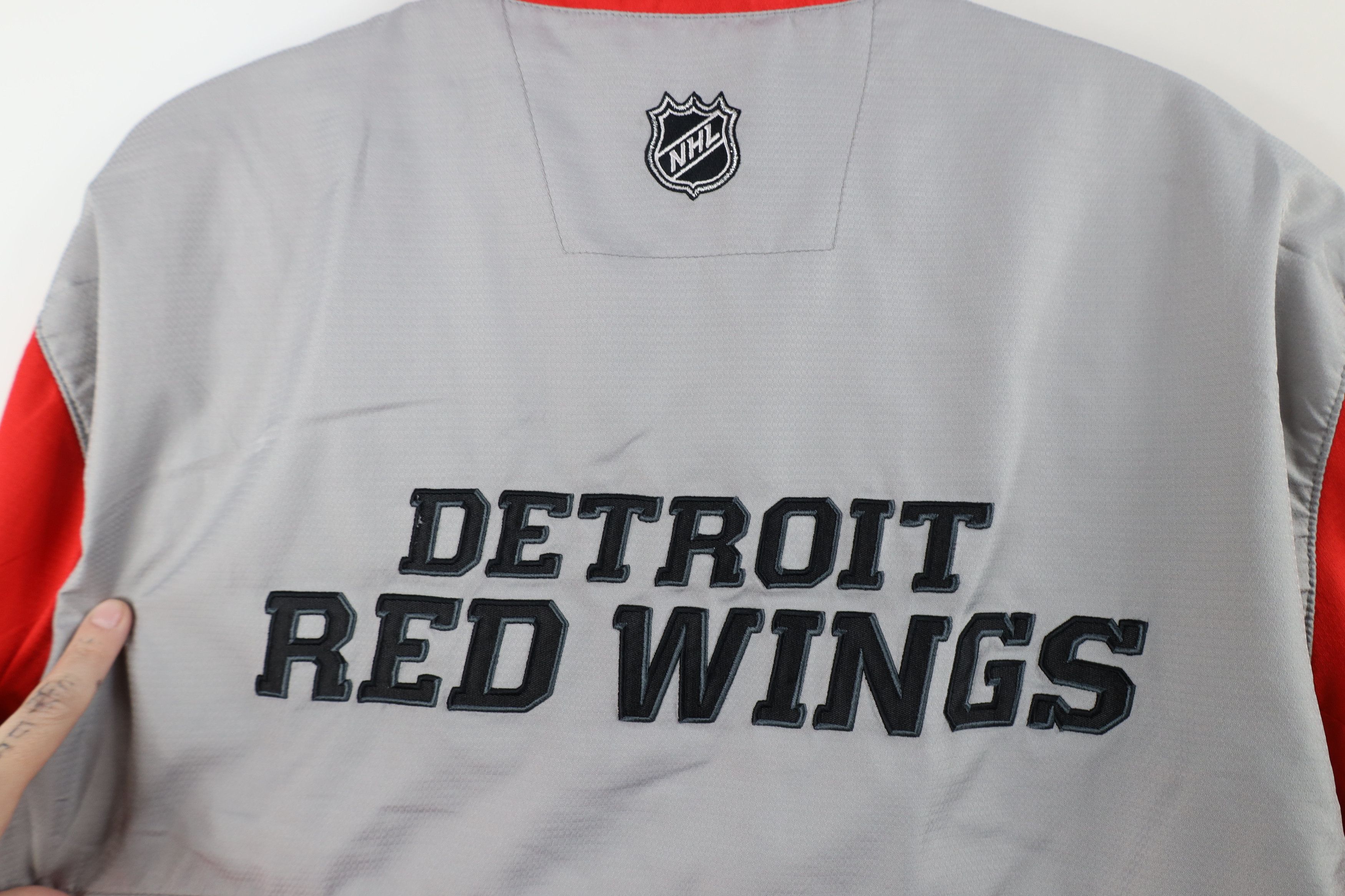 Reebok Reebok Center Ice Detroit Red Wings Hockey Pullover Jacket Size US L / EU 52-54 / 3 - 12 Thumbnail