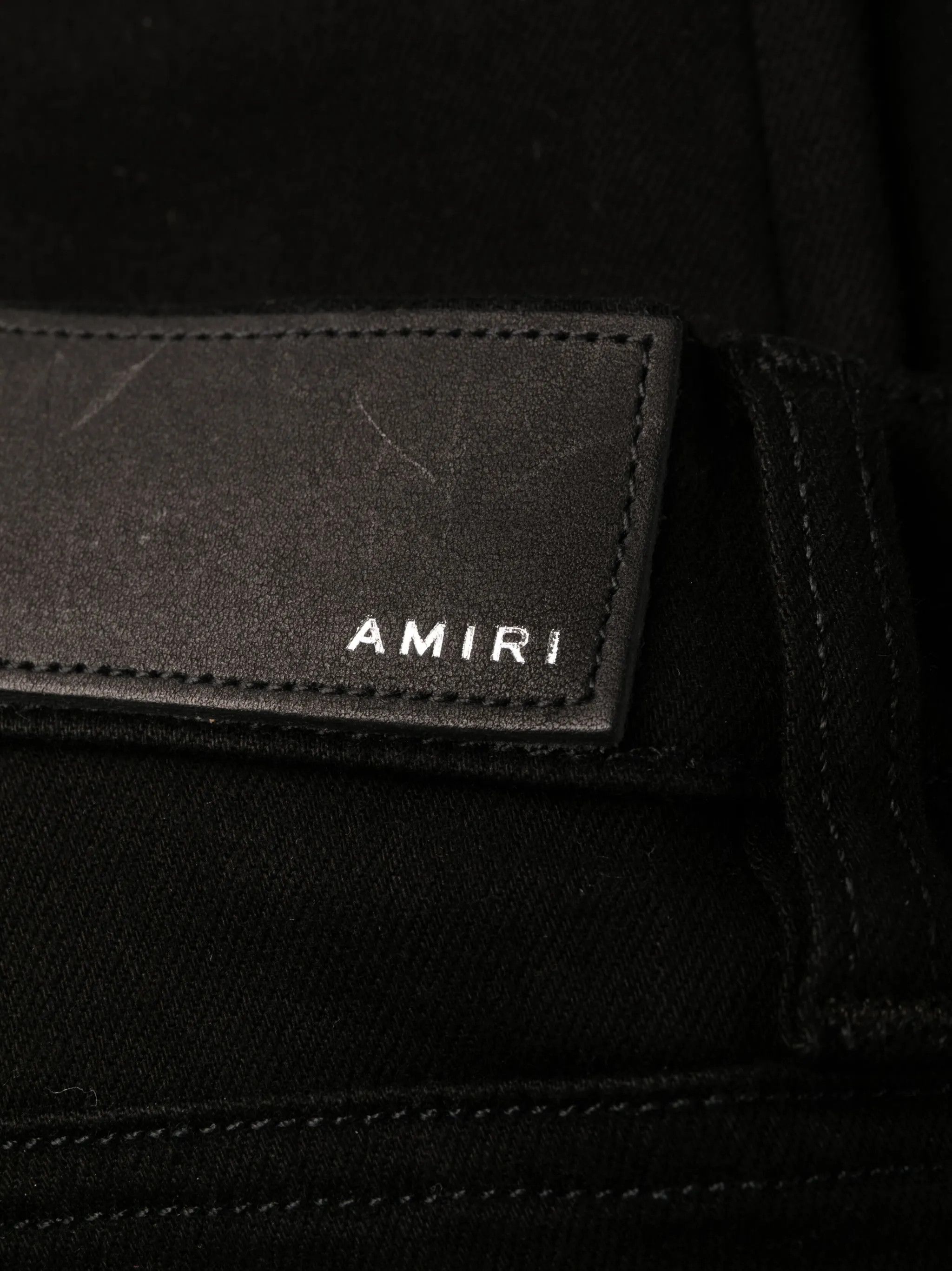 Amiri o1y0425 Denim Jeans in Black Size 24" / US 00 / IT 34 - 6 Thumbnail
