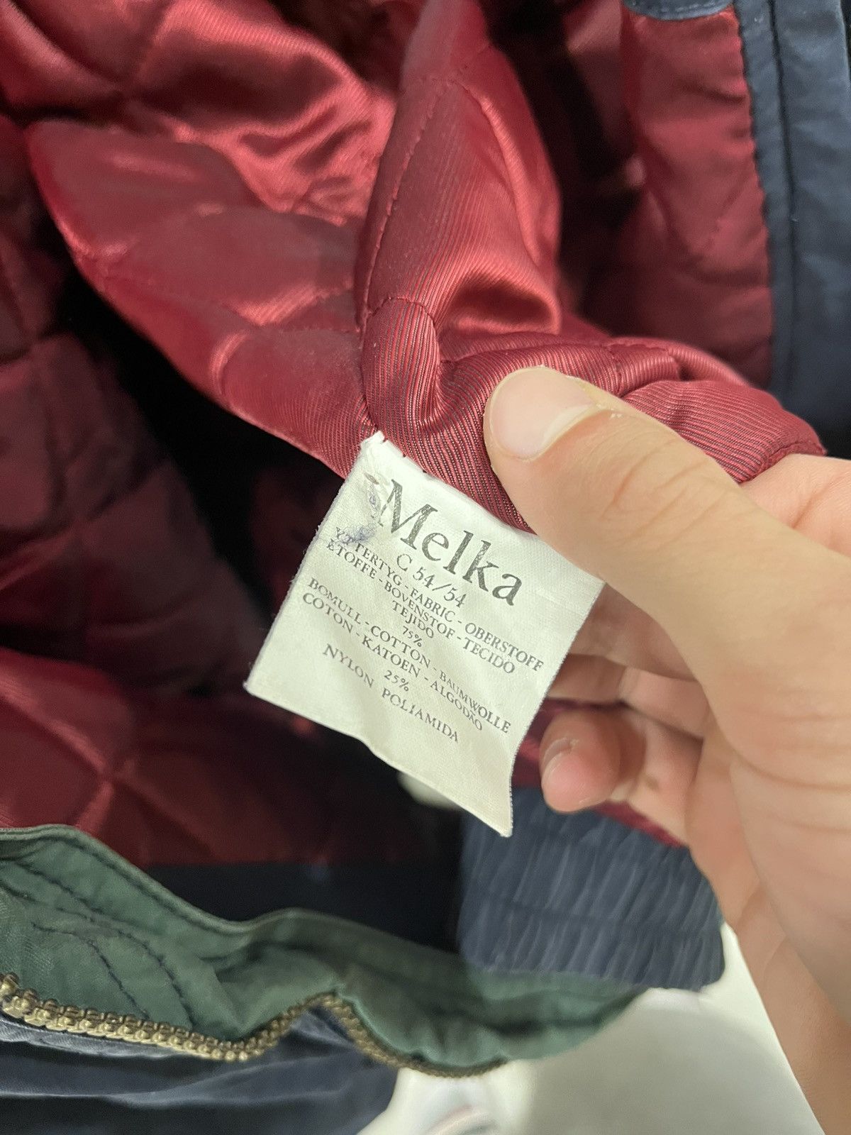 Japanese Brand Melka Swedan Hooded Bomber jacket Rare Design Size US L / EU 52-54 / 3 - 8 Thumbnail