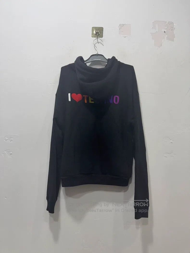 Balenciaga Balenciaga Black Hooded Sweatshirt Size US L / EU 52-54 / 3 - 2 Thumbnail