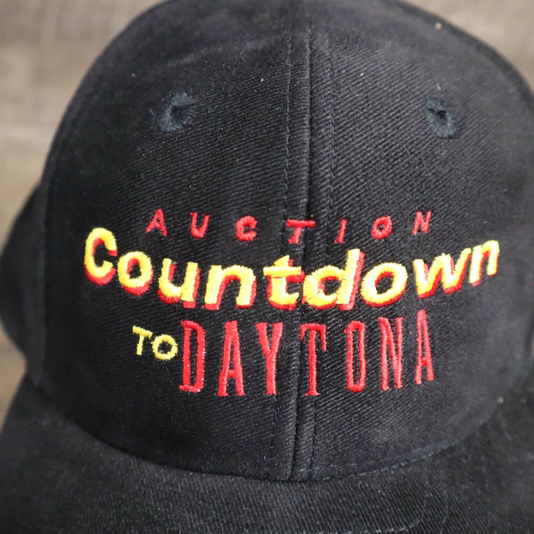 Vintage VINTAGE MOHRs Baseball Cap, Snapback, Black, Adult One Size, Men, Auction Countdown to Daytona, Daimler Chrysler, Cap, Baseball Cap, Vintage, Mens Size ONE SIZE - 2 Thumbnail