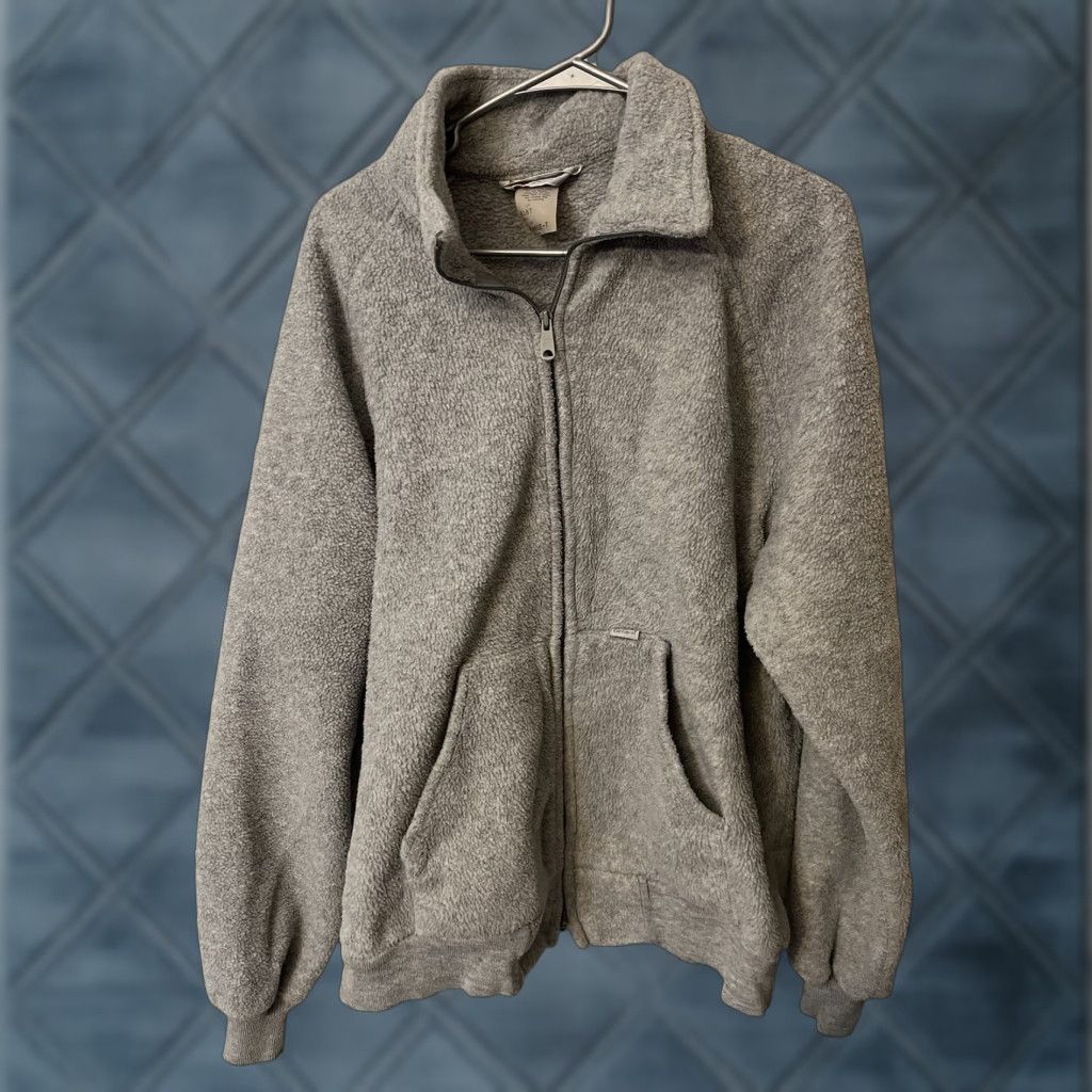 Carhartt Carhartt Mens XL Full Zip Mock Neck Jacket Bomber Fleece Gray Outdoor Workwear Size US XL / EU 56 / 4 - 1 Thumbnail