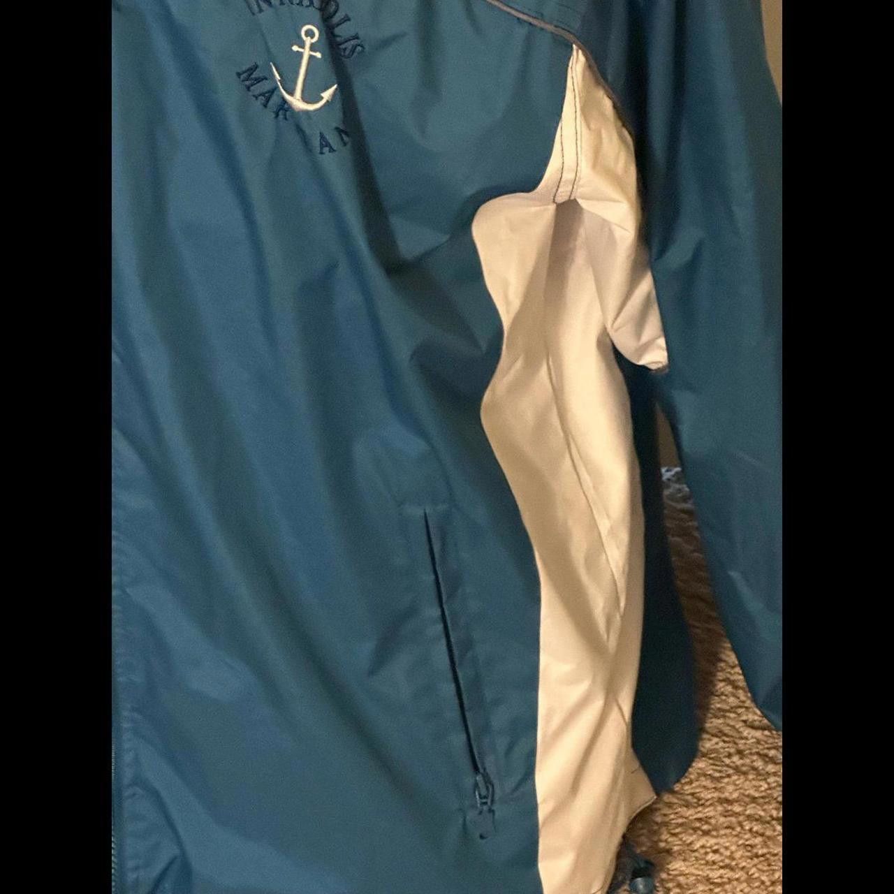 Designer Annapolis Maryland Blue White Rain Cbef Size US L / EU 52-54 / 3 - 3 Thumbnail