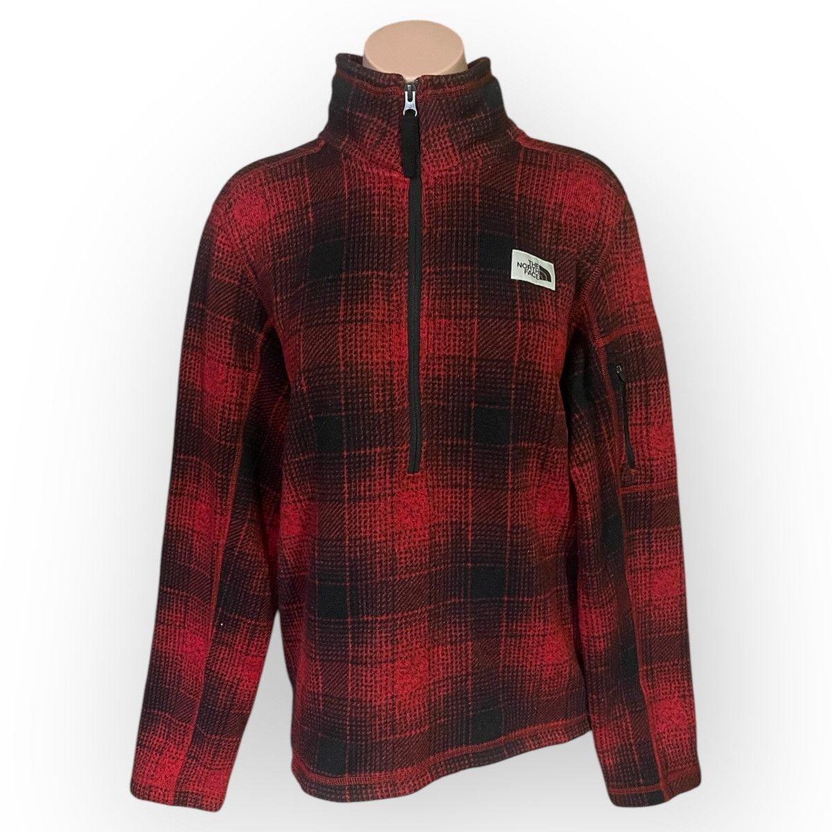 The North Face The North Face Gordon Lyons Plaid 1/2 Zip Pullover Sweater Size US S / EU 44-46 / 1 - 1 Thumbnail