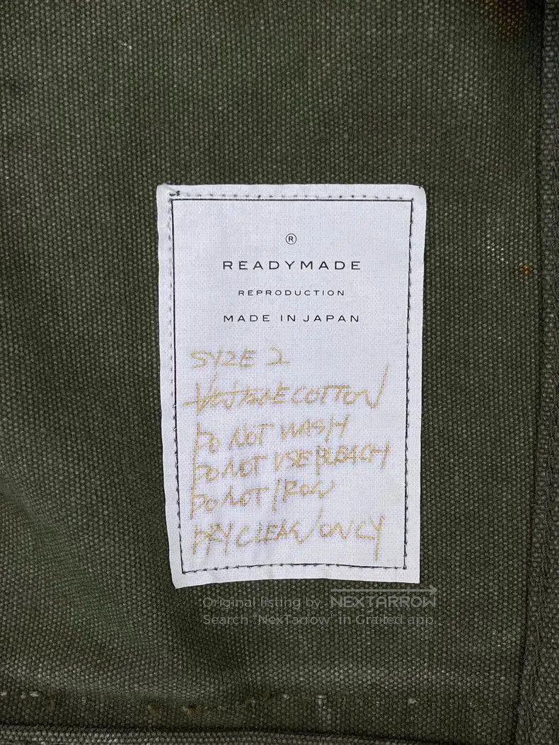 The Real McCoy's Readymade Vintage Military Work Jacket. Size US S / EU 44-46 / 1 - 4 Thumbnail