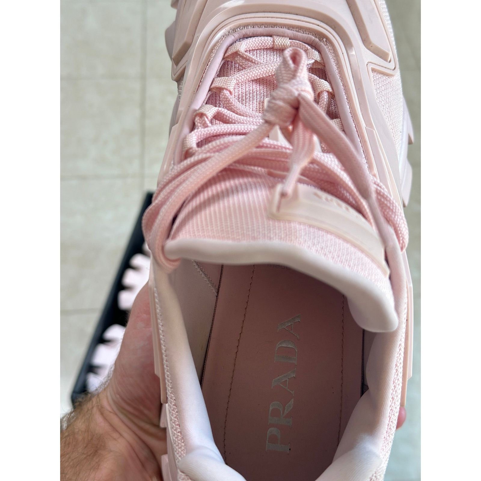 Prada Size 10.5 - Prada Cloudbust Pink Sneakers Size US 10.5 / EU 43-44 - 6 Thumbnail