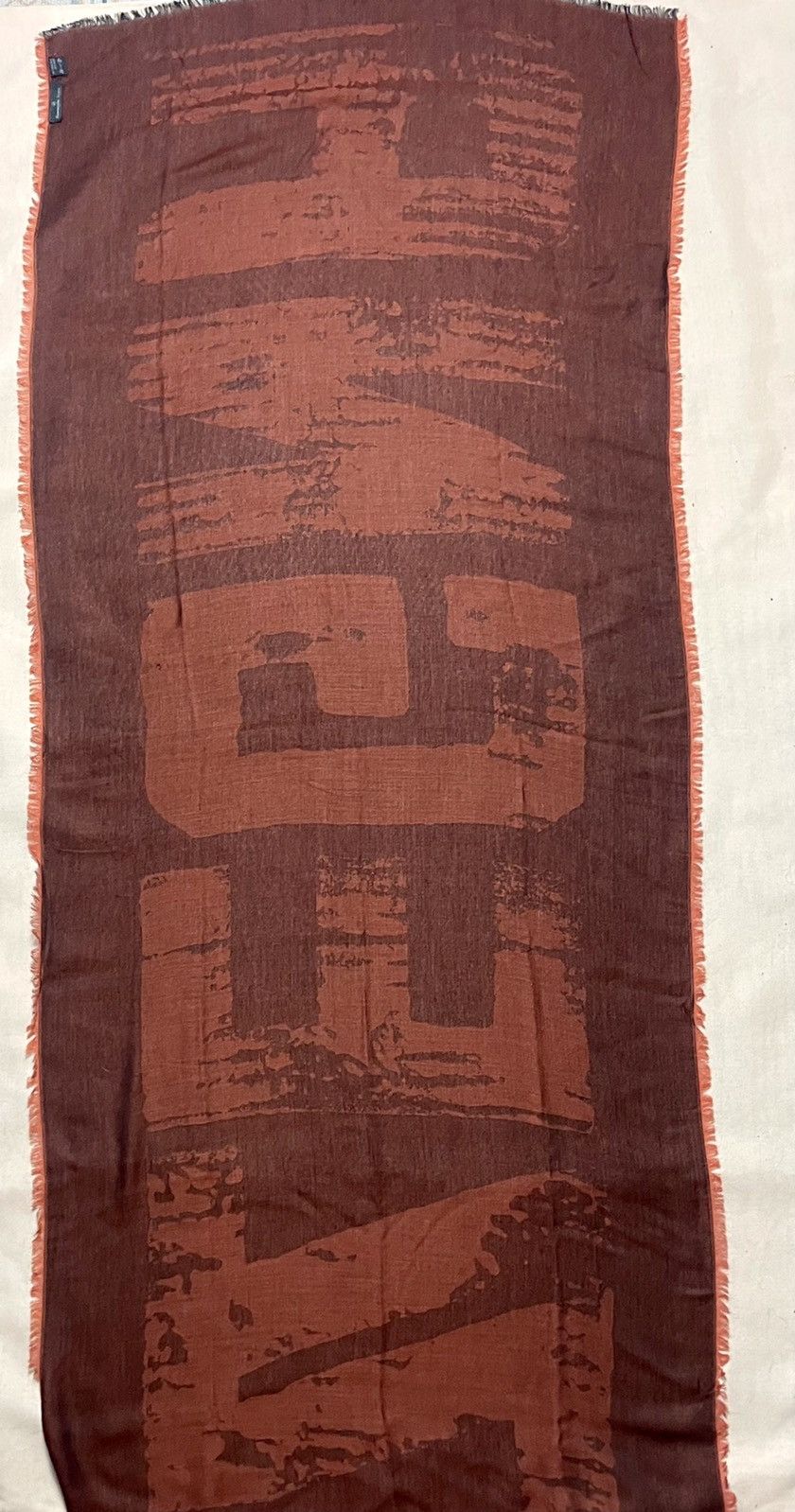 Z Zegna Ernenegildo Zegna big logo silk scarf shawl Size ONE SIZE - 11 Thumbnail