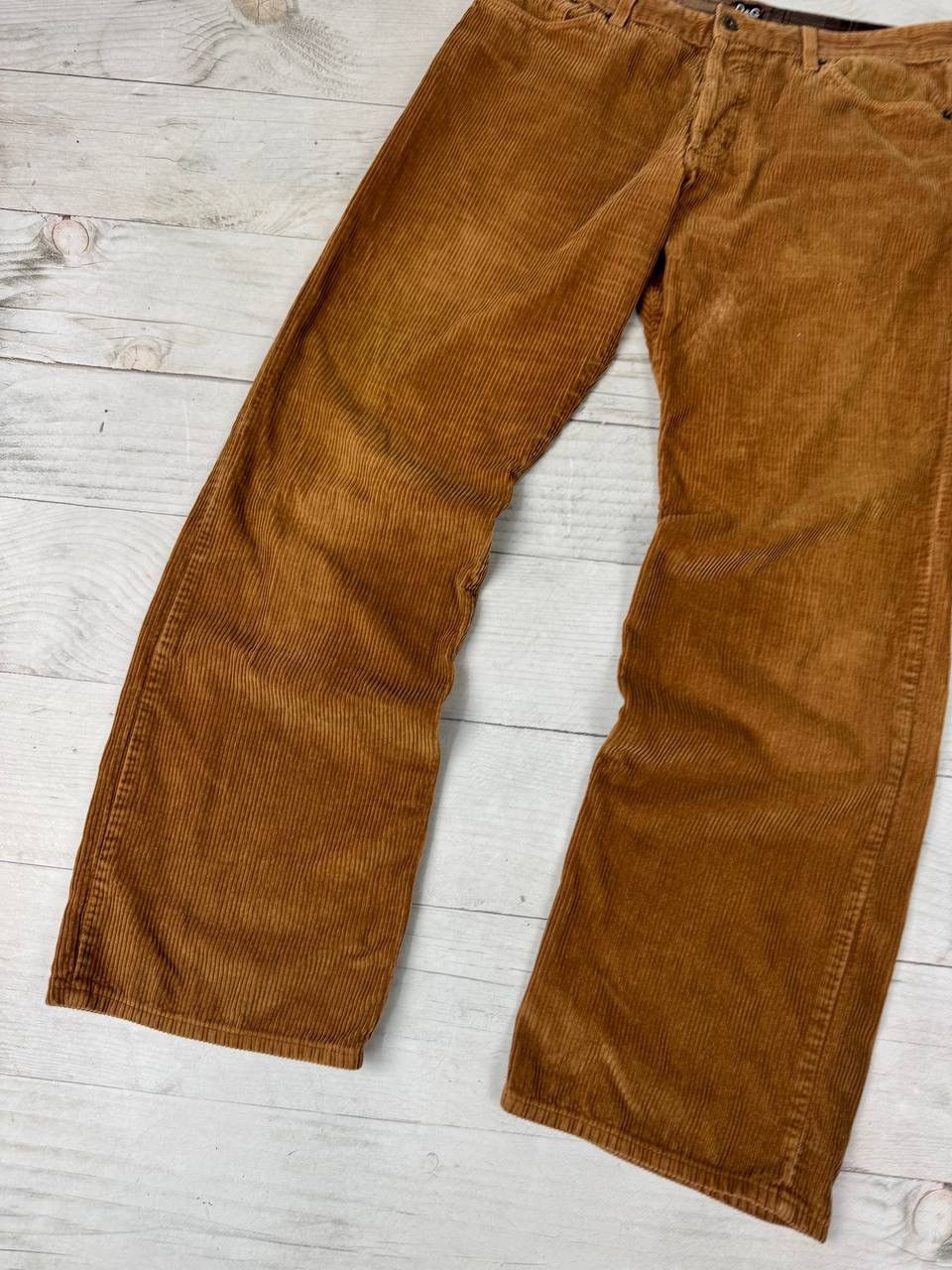 Dolce & Gabbana Vintage Dolce Gabbana Corduroy Pants Big Logo Baggy 90s Size US 34 / EU 50 - 4 Thumbnail