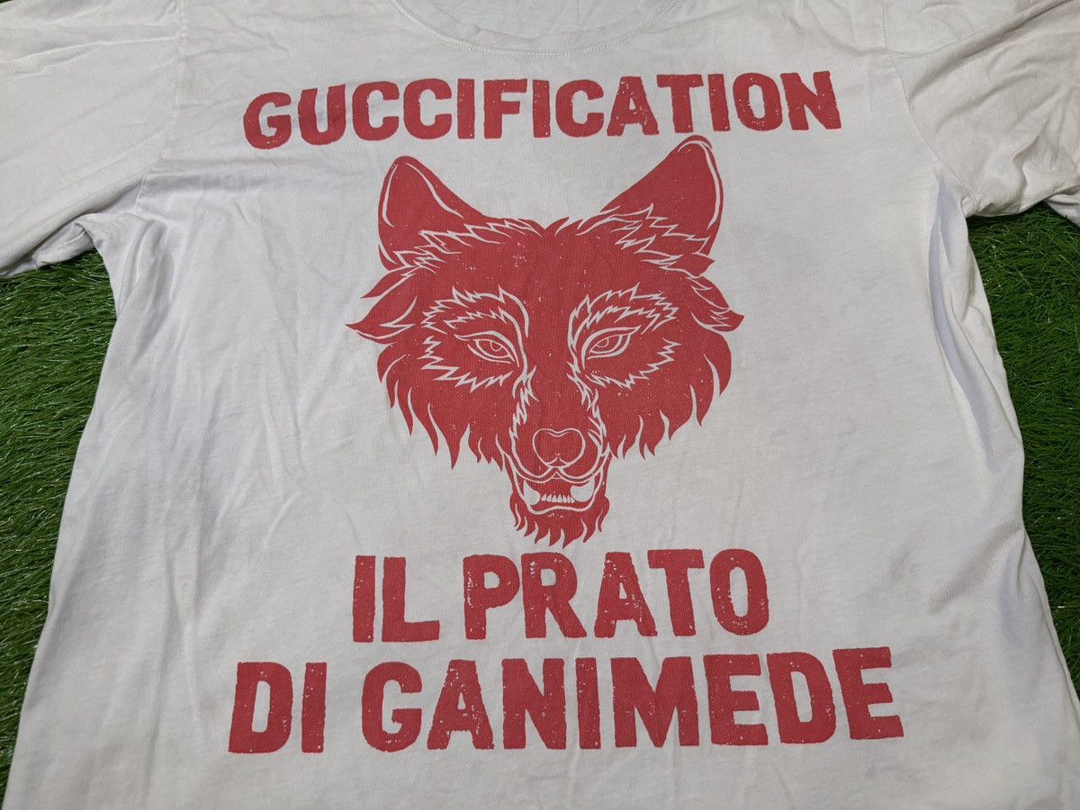 Gucci Gucci Wolf Guccification IL PRATO - T-Shirt White Size US L / EU 52-54 / 3 - 2 Thumbnail