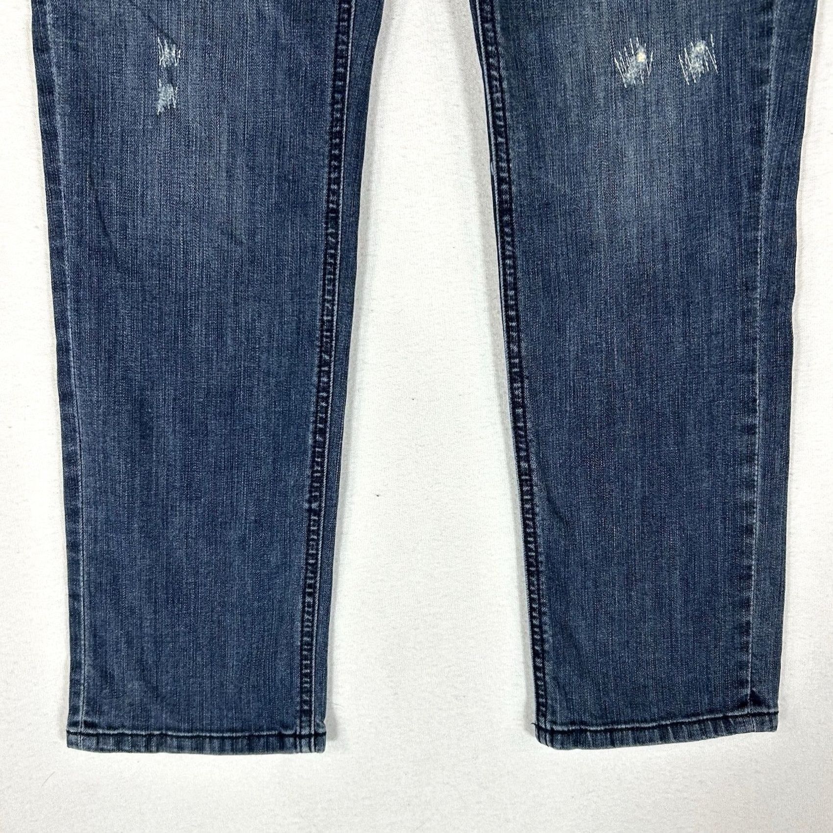 Vintage LC Lauren Conrad Jeans Straight Leg Denim Blue 8 Mid Rise 5-Pocket Womens Jeans Size 30" / US 8 / IT 44 - 3 Thumbnail