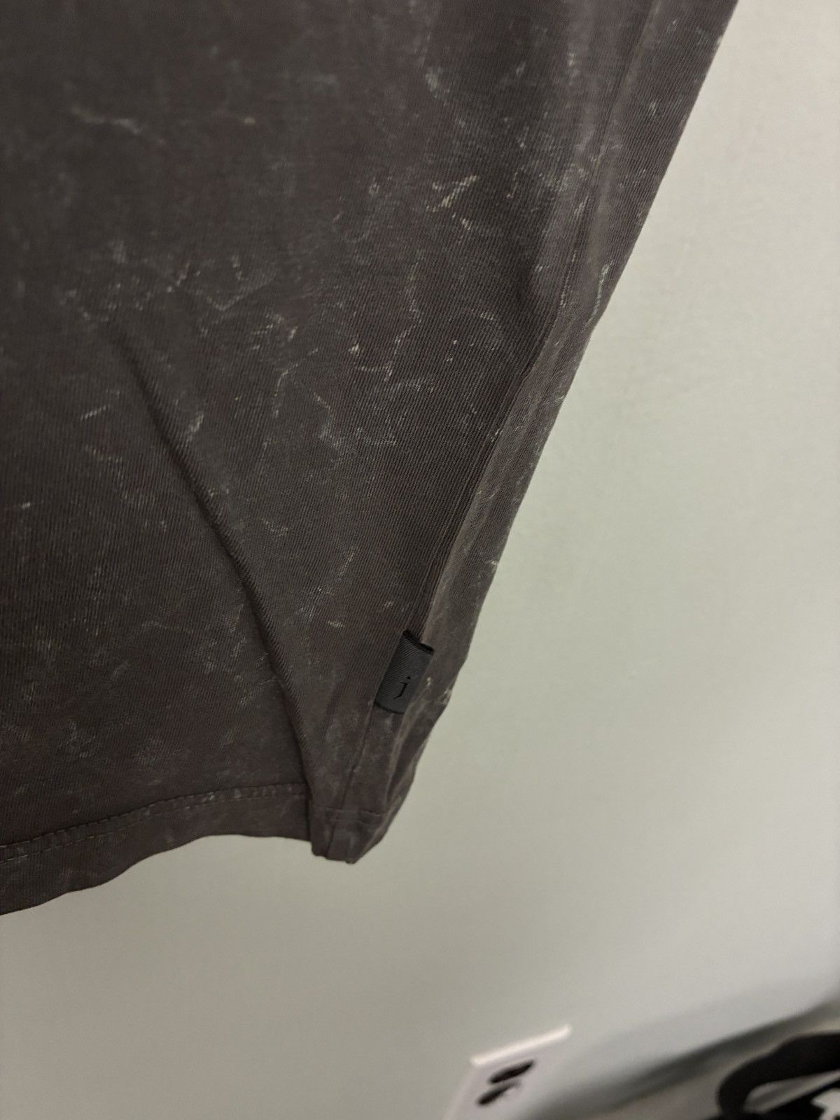John Varvatos Grey Abstract Marble Cotton tee Size large Size US L / EU 52-54 / 3 - 4 Thumbnail