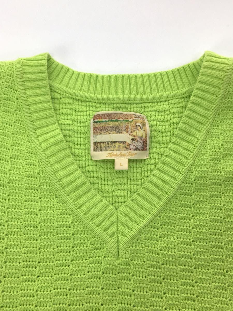Aime Leon Dore o1tko10825 Chrochet Knit Vest in Neon Green Size US M / EU 48-50 / 2 - 5 Thumbnail