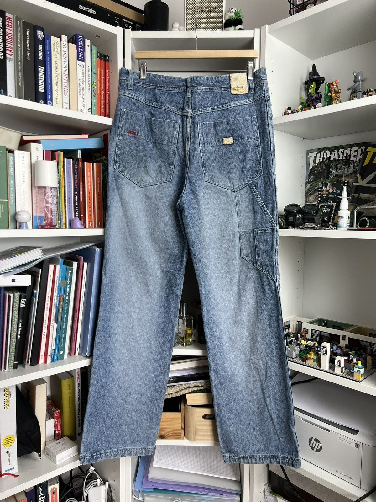 Ecko Unltd. × Vintage VIntage y2k Ecko UNLTD baggy wide leg denim carpenter pants Size US 32 / EU 48 - 1 Thumbnail
