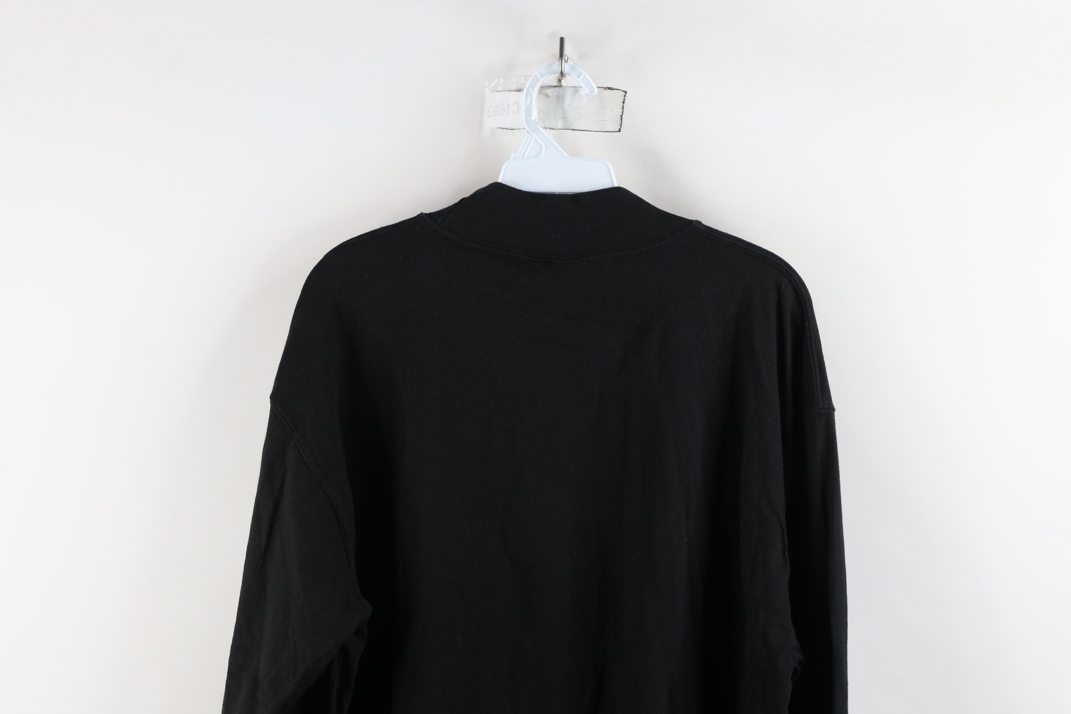 Russell Athletic × Vintage Vintage 90s Russell Athletic Mock Neck Long Sleeve T-Shirt Size US L / EU 52-54 / 3 - 12 Thumbnail