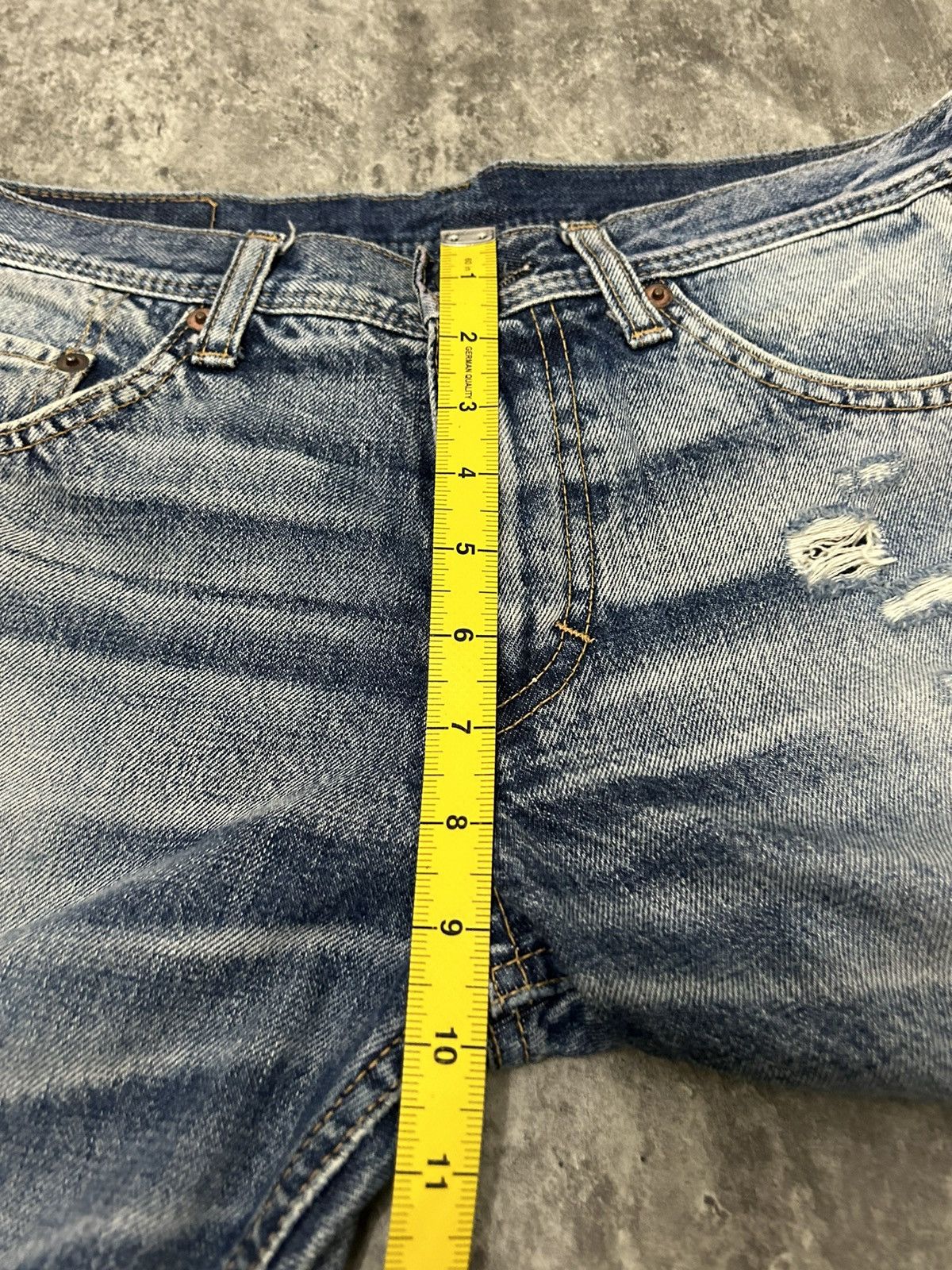 Japanese Brand RNA Inch Distressed Ripped Jeans Size US 30 / EU 46 - 17 Thumbnail