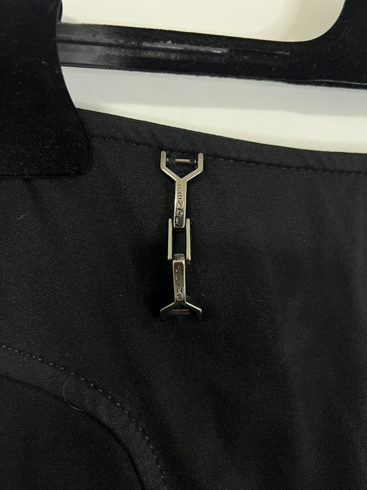 Fendi Fendi black nylon midi skirt M Size 30" / US 8 / IT 44 - 2 Thumbnail