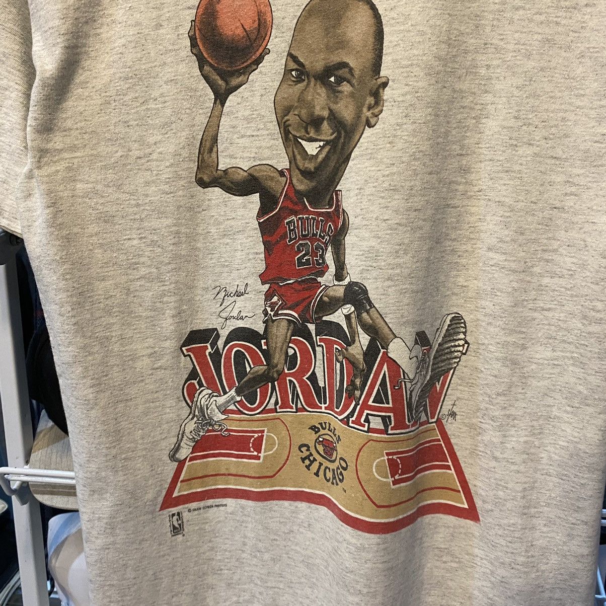 Salem Sportswear VINTAGE 90’s Michael Jordan Chicago Bulls Tee Size US M / EU 48-50 / 2 - 5 Thumbnail