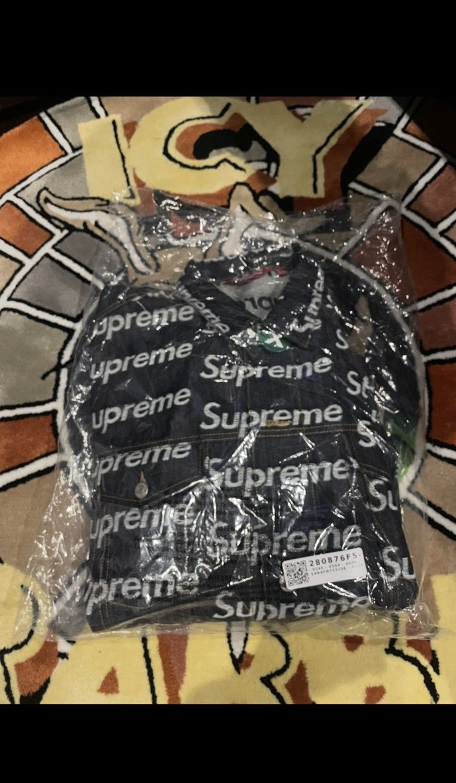 Supreme Supreme jacquard logos denim jacket Size US XXL / EU 58 / 5 - 2 Thumbnail