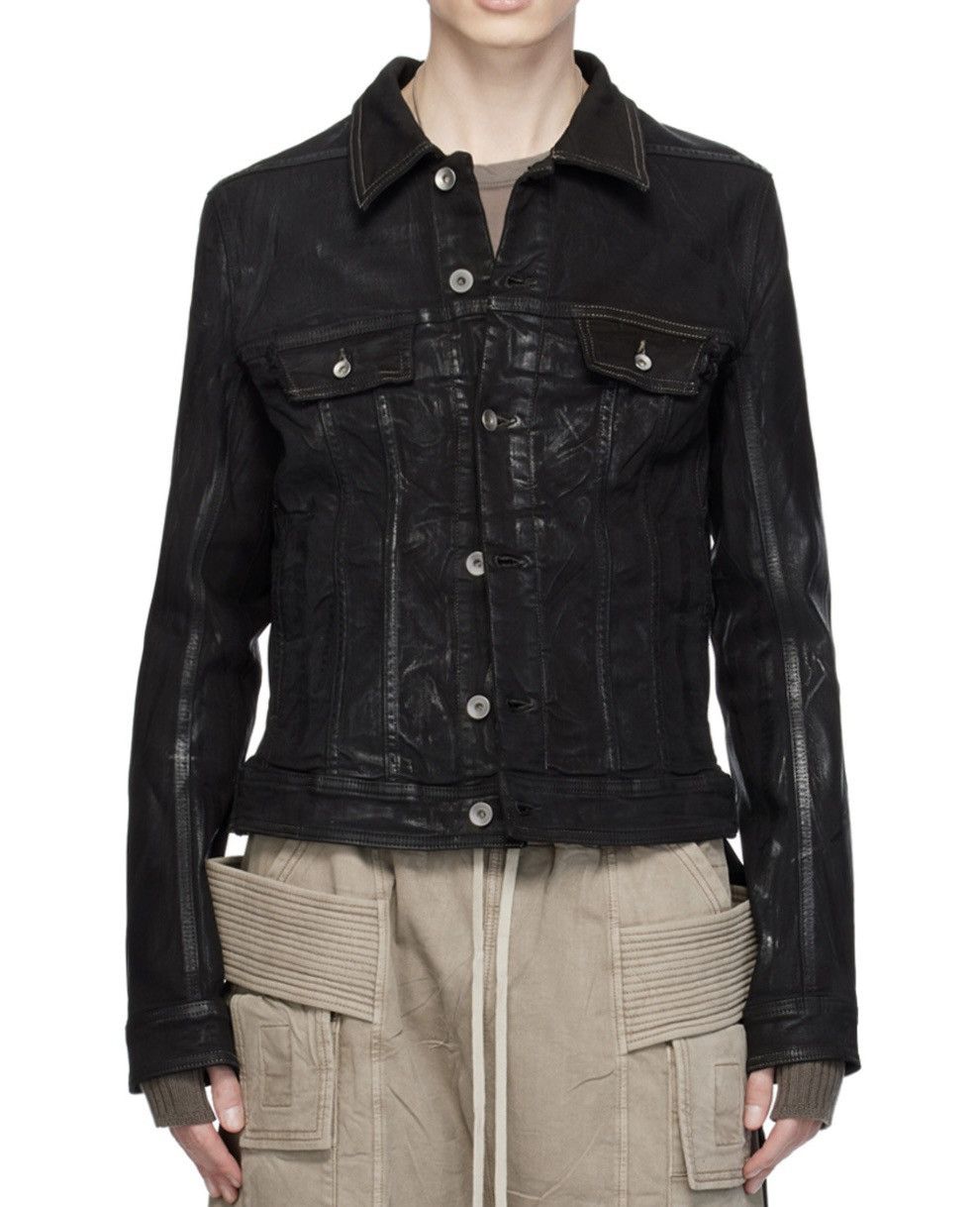 Rick Owens Drkshdw Rick owens drkshdw coated denim jacket Size US L / EU 52-54 / 3 - 1 Thumbnail