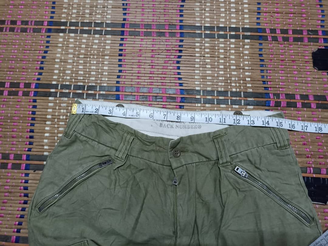 Designer Vintage BACK Number Cargo Pants Military Style Size US 31 - 16 Thumbnail