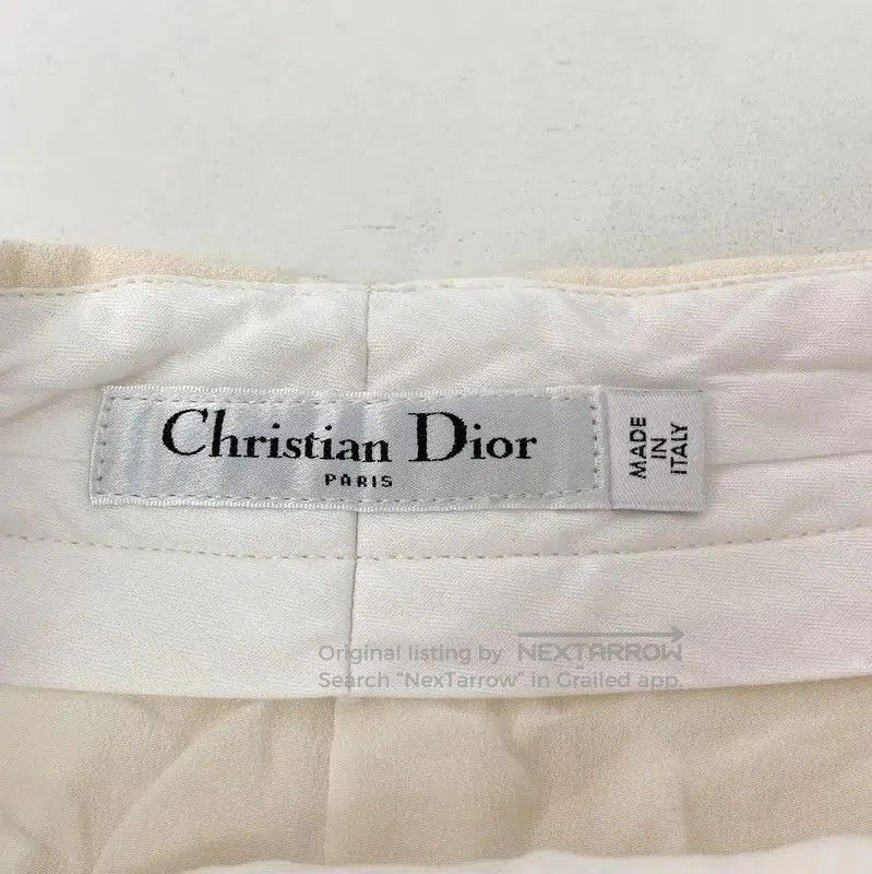 Dior Dior Summer Beige Wool Women's Shorts . Size 33" - 4 Thumbnail