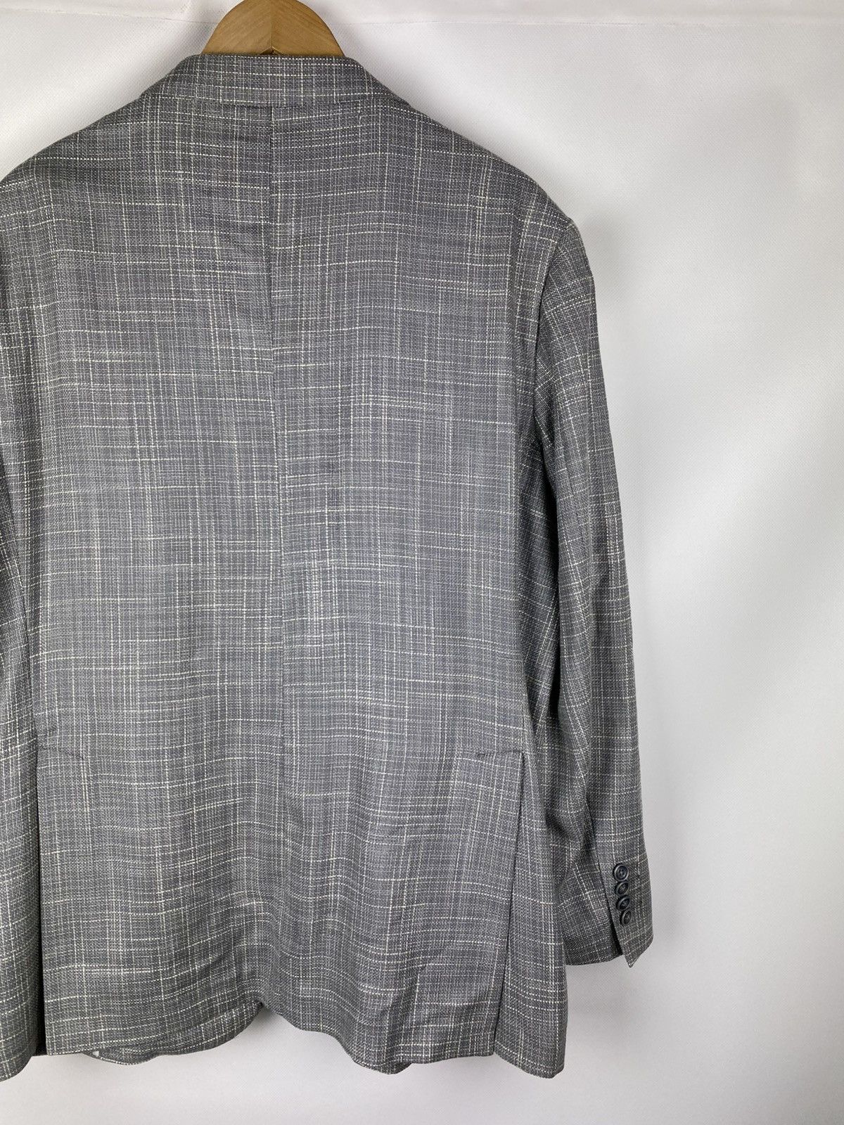 Boggi Boggi Milano Men’s Wool / Silk Blazer Jacket Size 56 / US 46 Size 46R - 15 Thumbnail