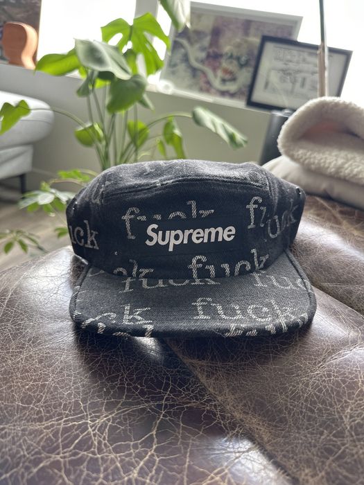 Supreme S/ 2013 Supreme Fuck Denim Camp Hat | Grailed