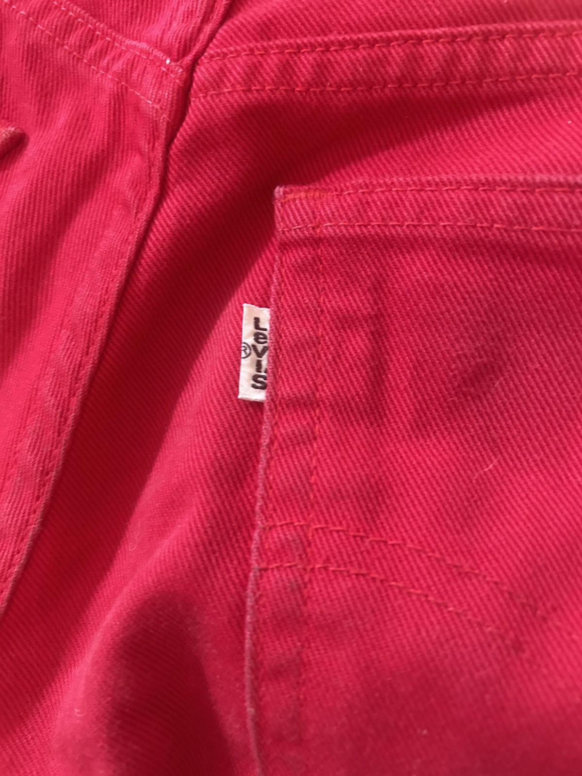 Levi's Made in Japan Red bootcut Levi’s jeans Size US 29 - 7 Thumbnail