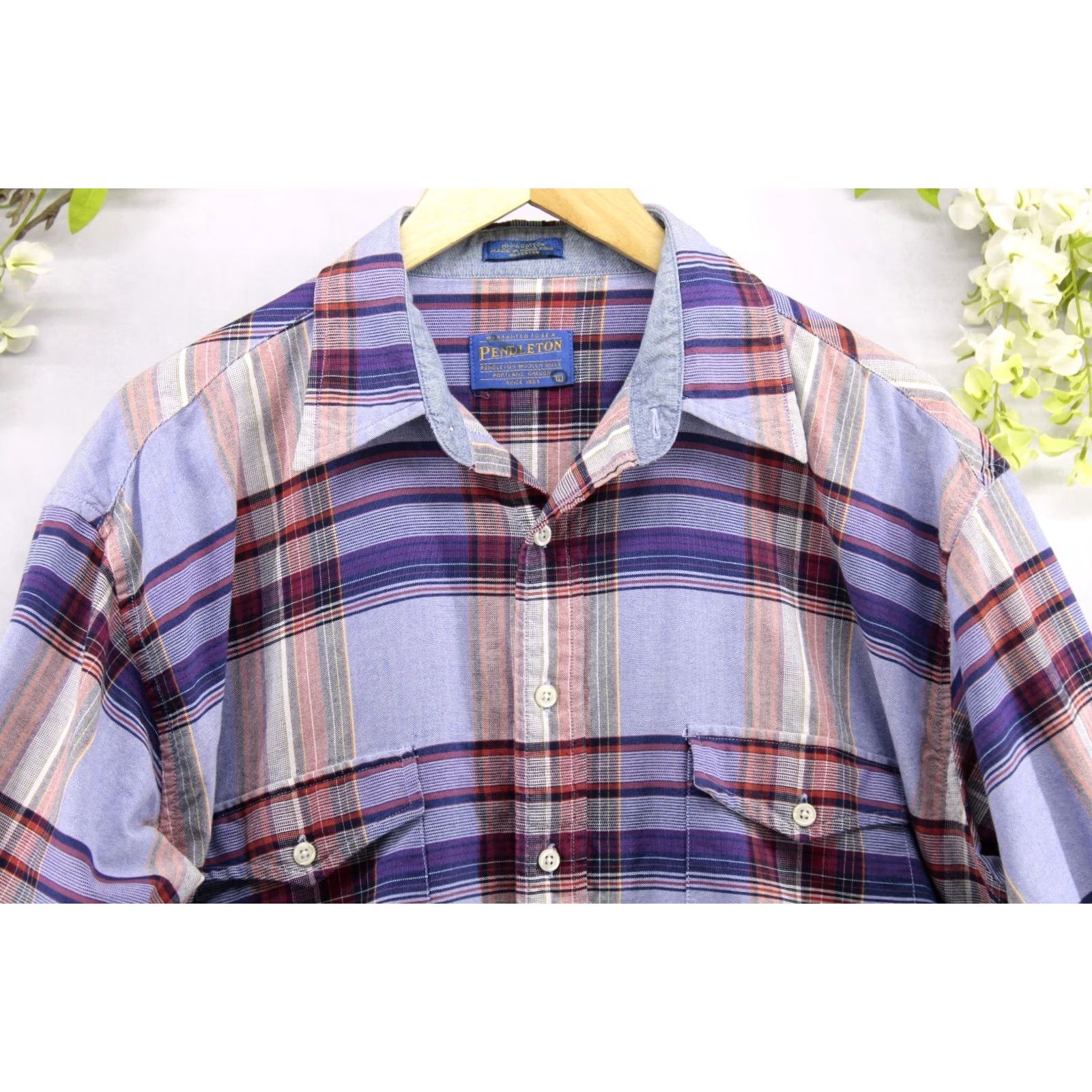 Pendleton Pendleton Shirt Mens L Men Original Board Plaid Long Sleeve Cotton Size US L / EU 52-54 / 3 - 2 Thumbnail