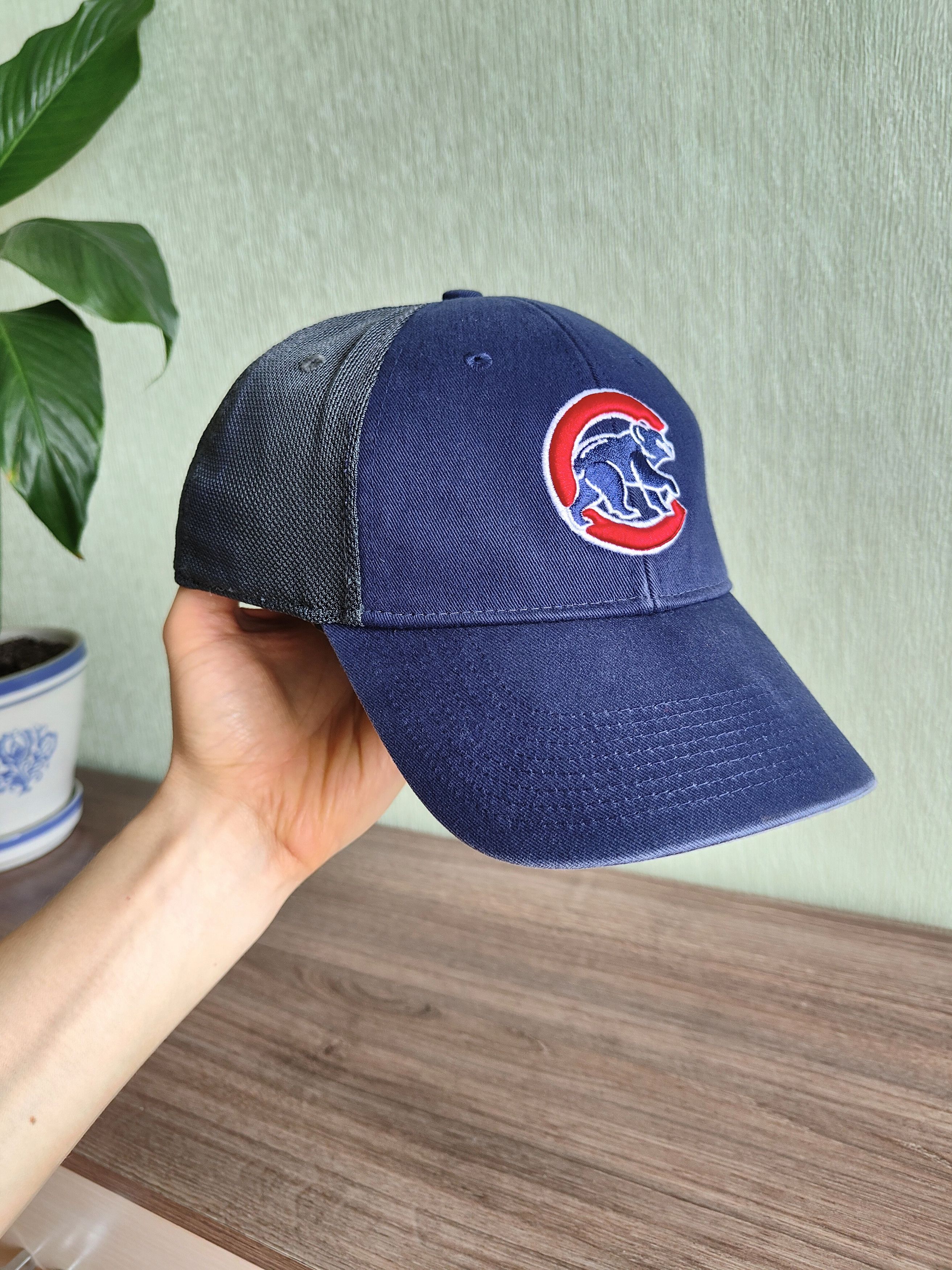Nike Vintage Nike Chicago Cubs MLB Baseball Cap Size ONE SIZE - 4 Thumbnail