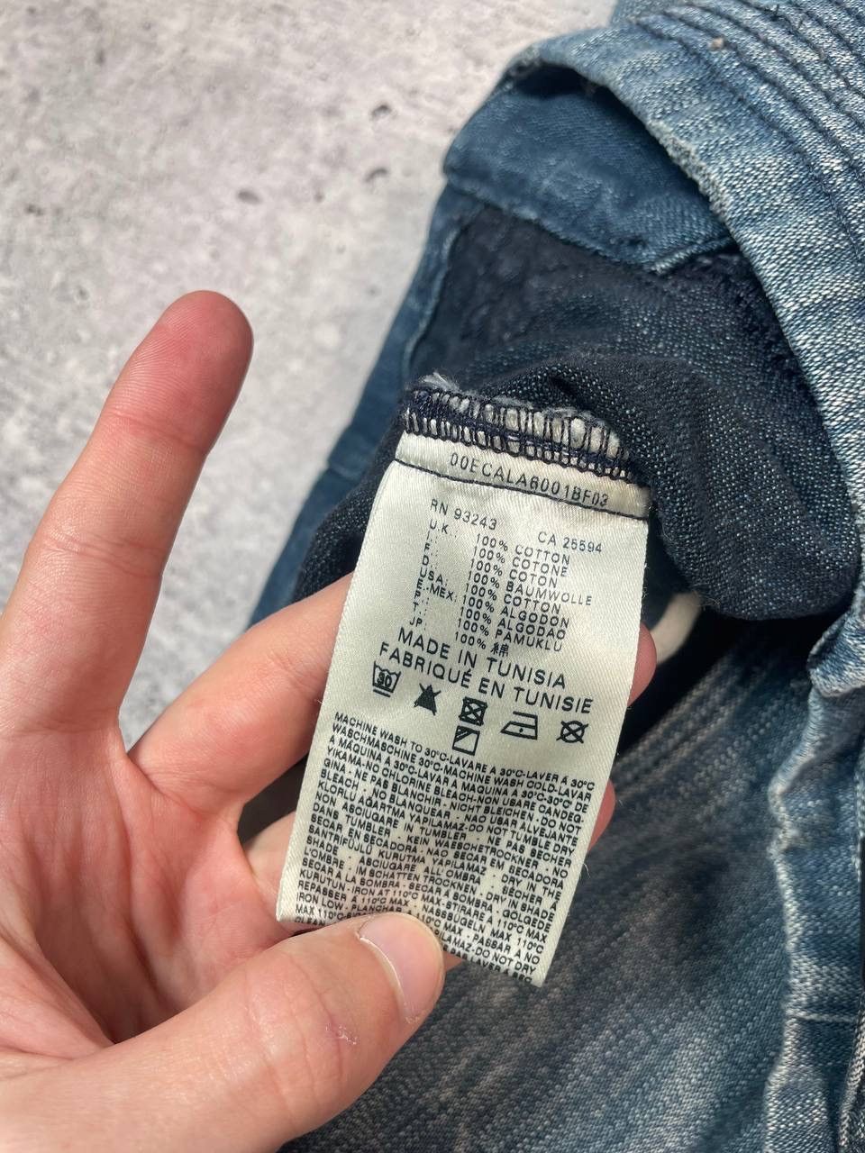Diesel Vintage 00s Diesel Biker Denim Jacket Y2K Size S / US 4 / IT 40 - 10 Thumbnail