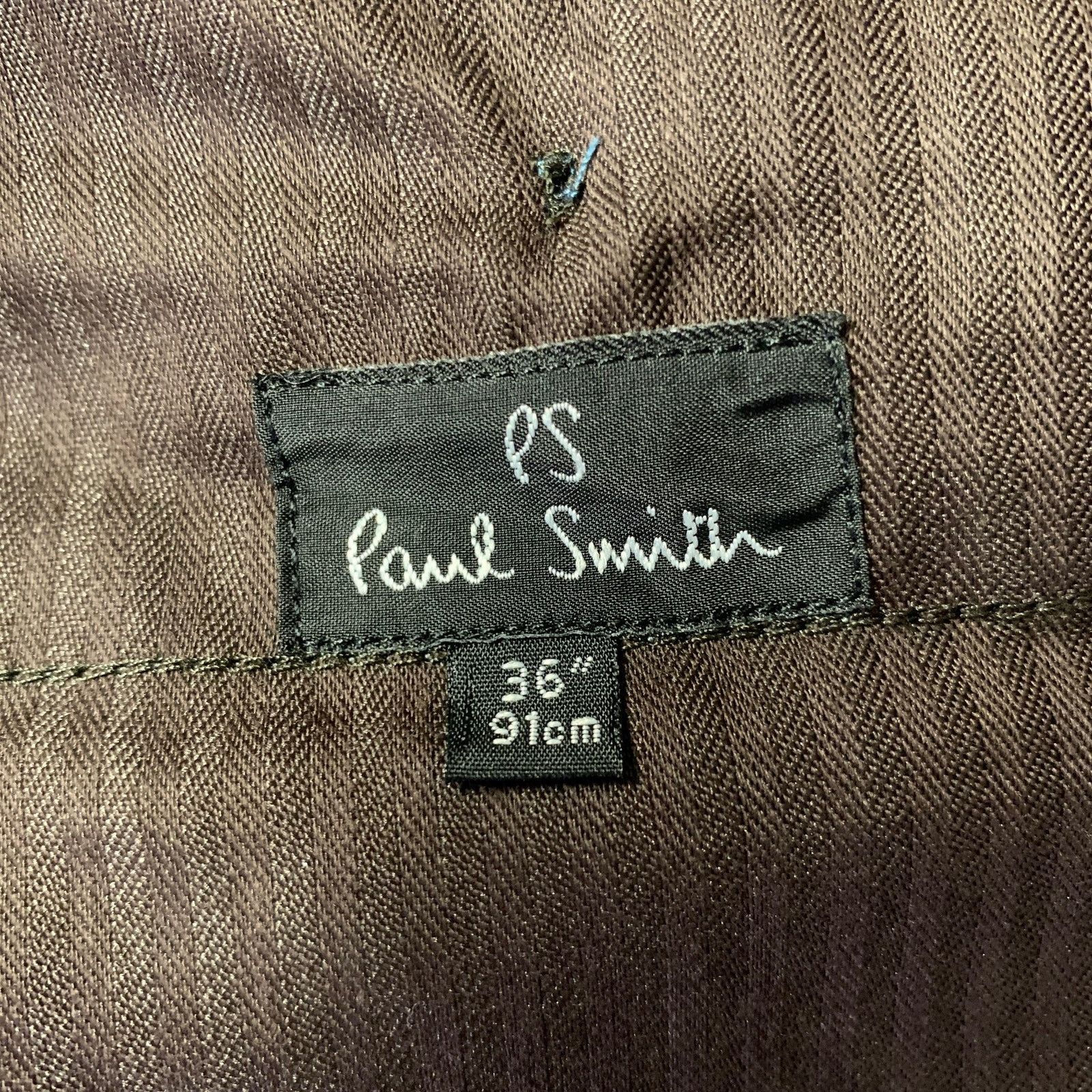 Paul Smith PS by PAUL SMITH Size 38 Blue Grey Grid Cotton Dress Pants Size US 38 / EU 54 - 4 Thumbnail