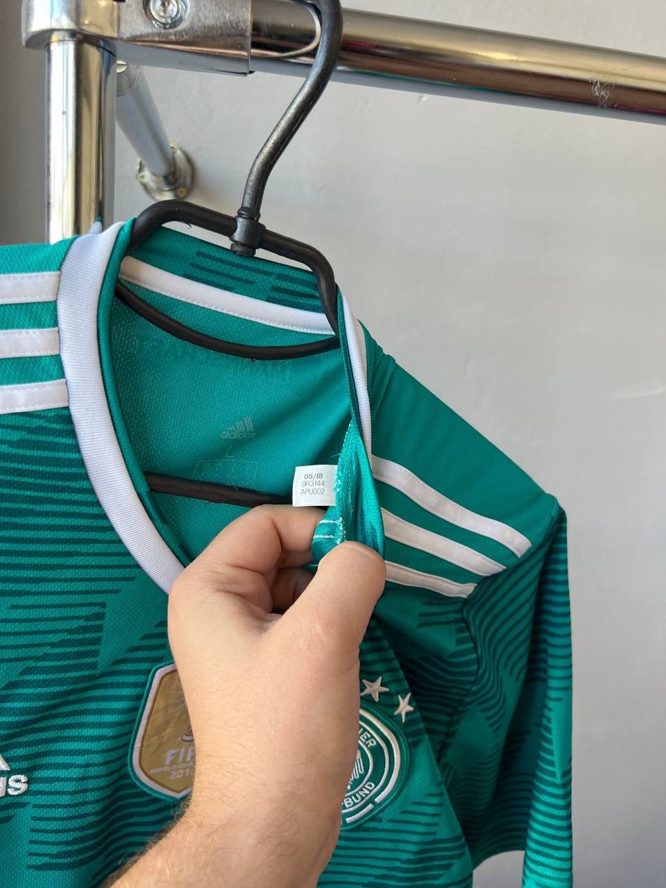 Adidas 2017/18 GERMANY TEAM AWAY SOCCER JERSEY FOOTBALL SHIRT SZ L Size US L / EU 52-54 / 3 - 7 Thumbnail
