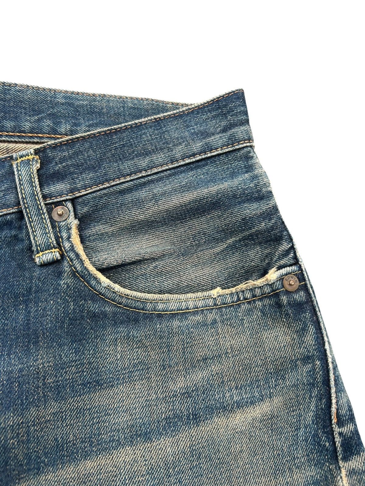 Kapital Vintage Edwin 505xx Selvedge Rusty Mudwash Distressed Denim Size US 34 / EU 50 - 7 Thumbnail