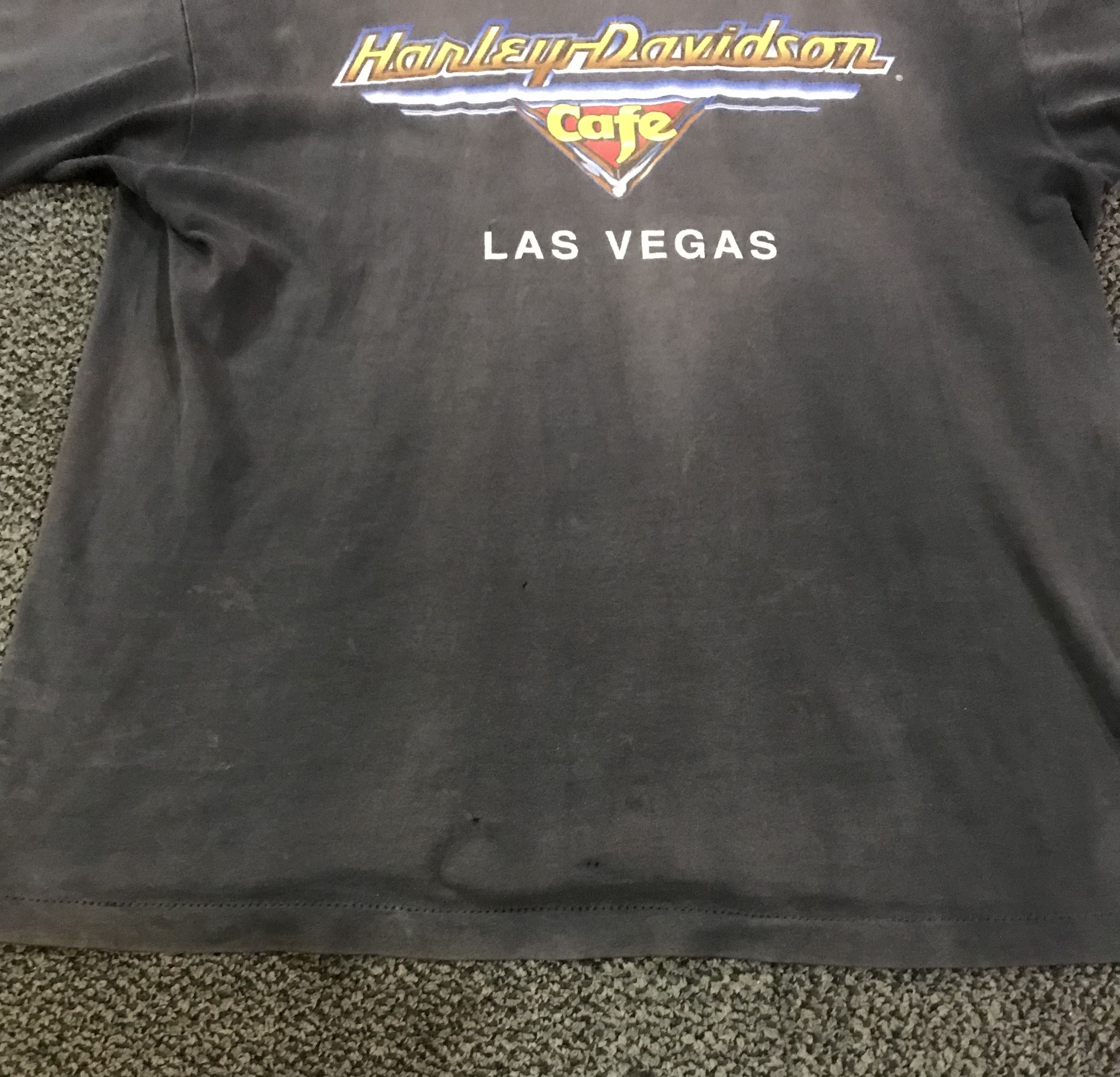 Harley Davidson Vintage 90s distress Harley Davidson Las Vegas Size US L / EU 52-54 / 3 - 6 Thumbnail