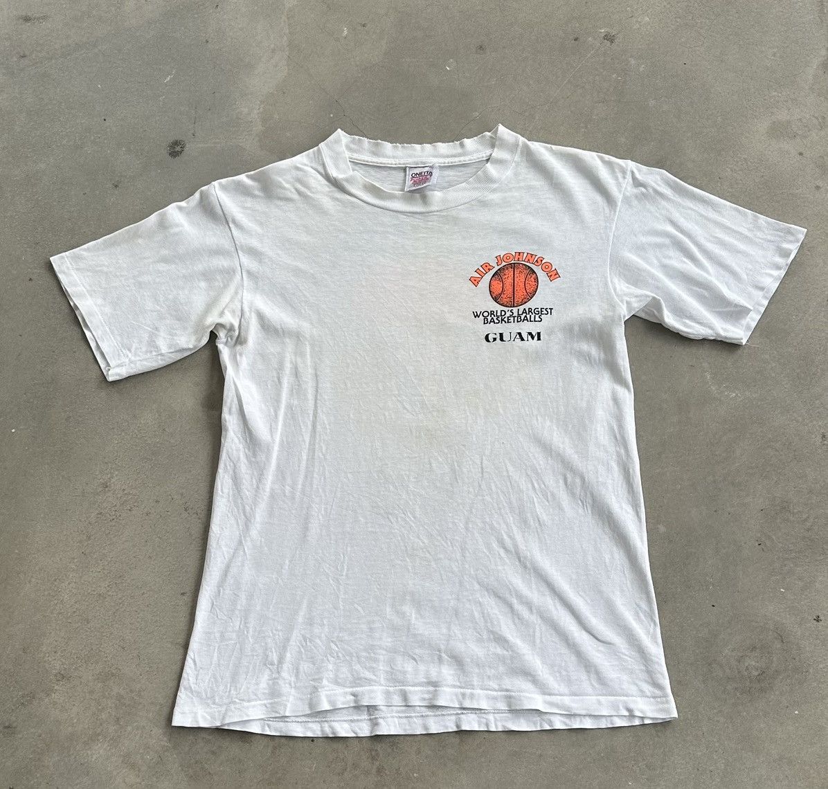NBA × Vintage VINTAGE WELLWORN BIG JOHNSON BASKETBALL TEE Size US L / EU 52-54 / 3 - 2 Thumbnail